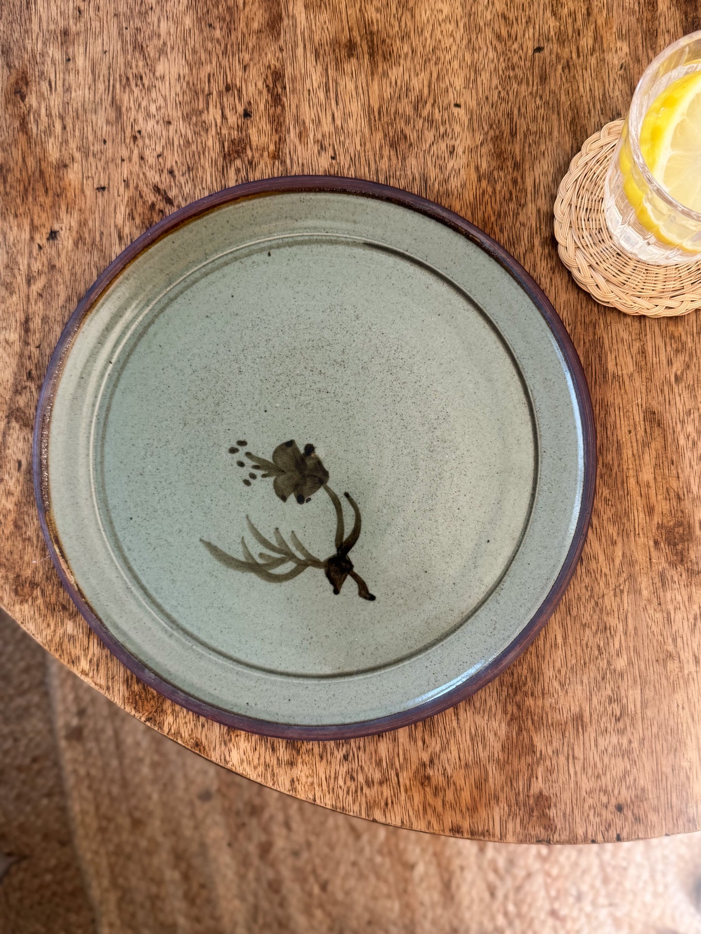 Vintage Studio Pottery Plate – Glenshee Pottery, Scotland