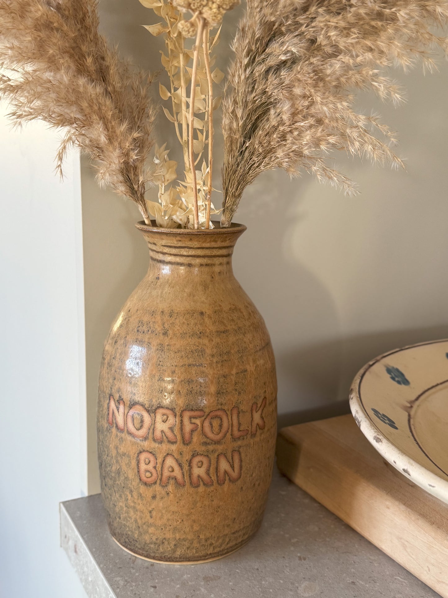 Vintage Unique Studio Pottery Large Vessel ‘Norfolk Barn’
