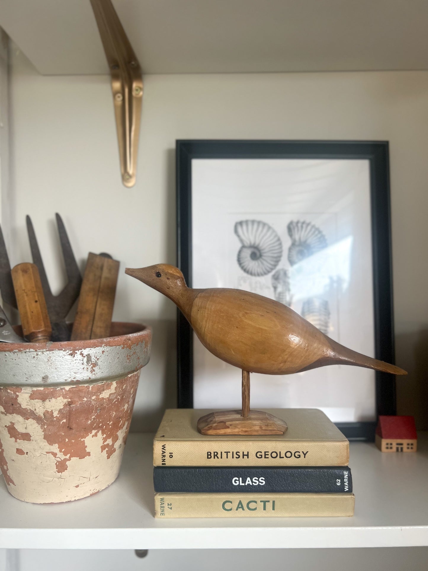 Vintage Folk Art Bird Carving