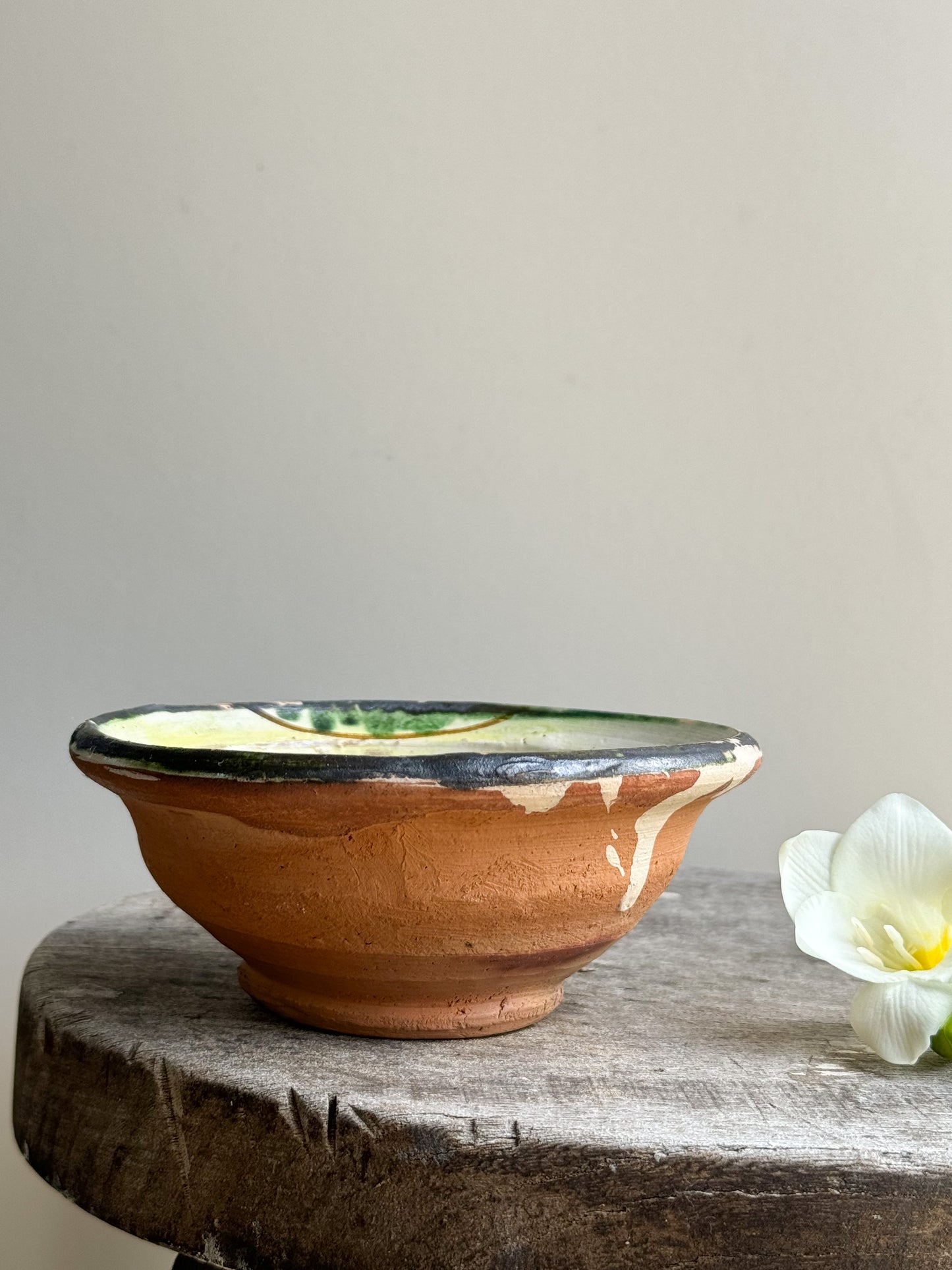 Glazed Terracotta Fish Bowl