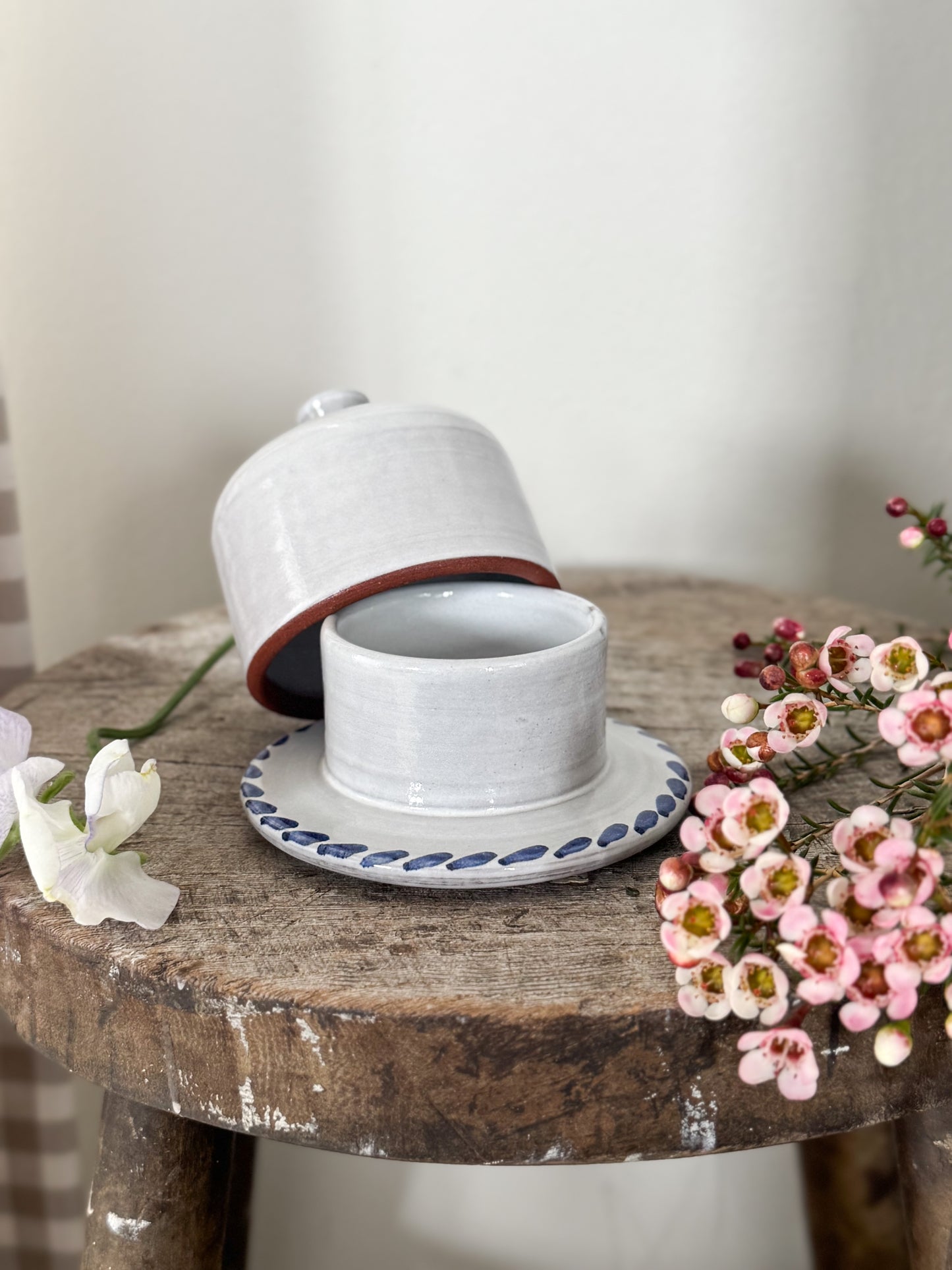 Vintage Studio Pottery Butter Bell by Rye Pottery
