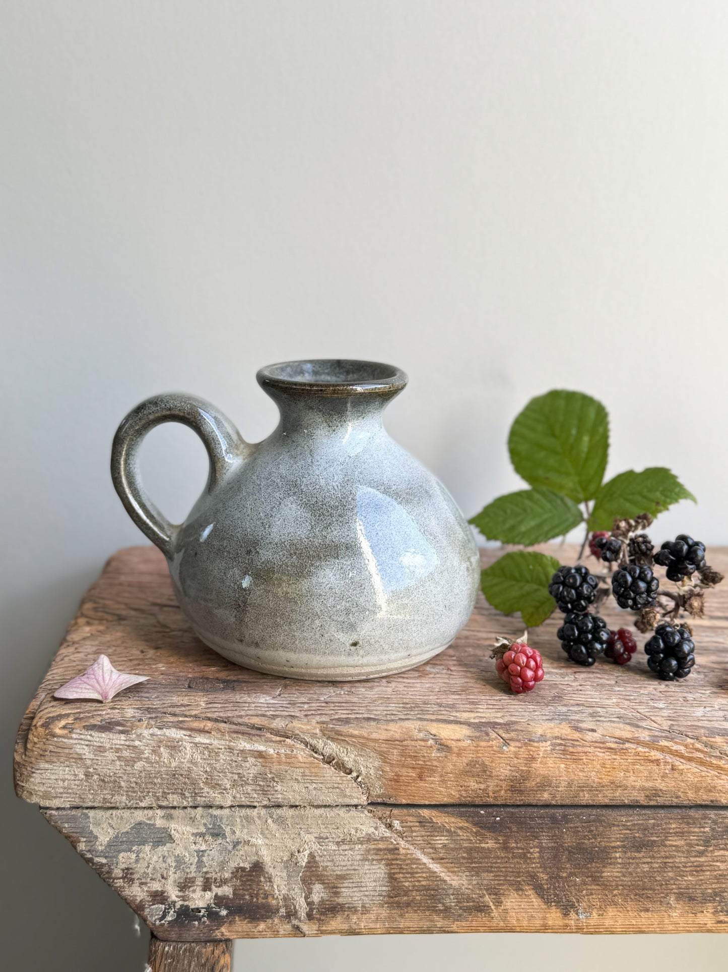 French Studio Pottery Handled Pot