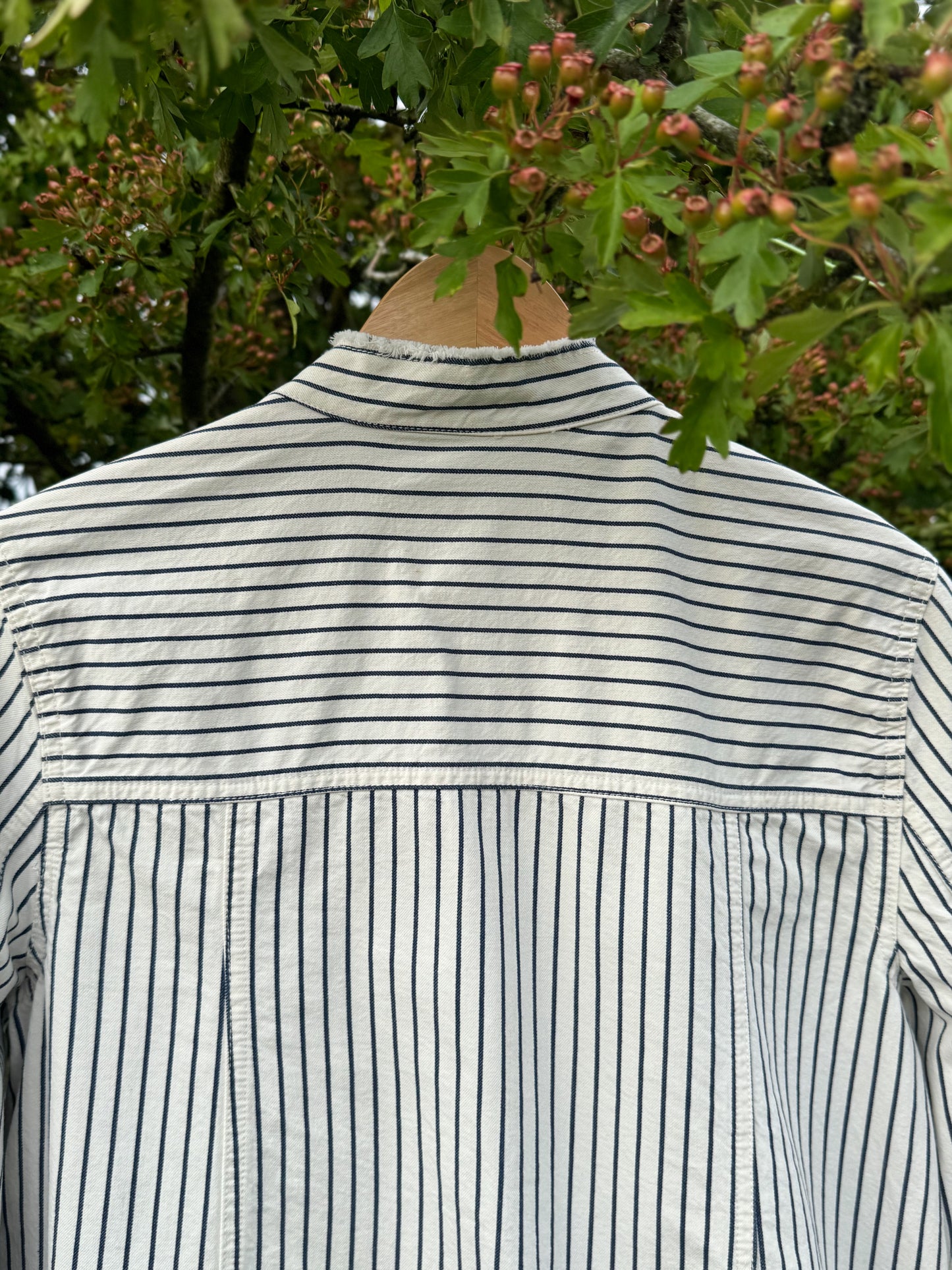 100% Cotton Striped Jacket, Sourced in Prenzlauer Berg, Berlin - Size 8-14