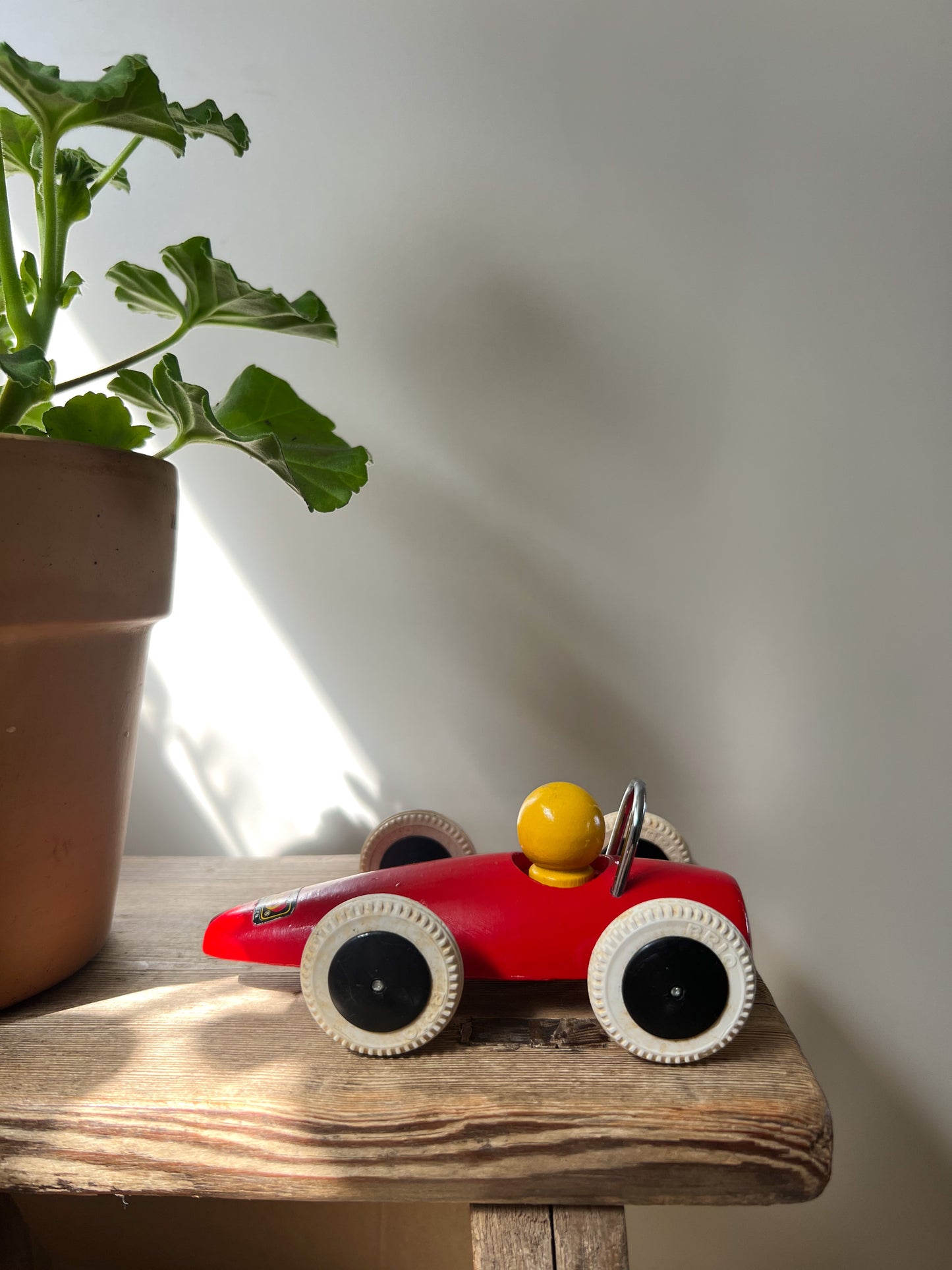 Midcentury Swedish Toy Racing Car