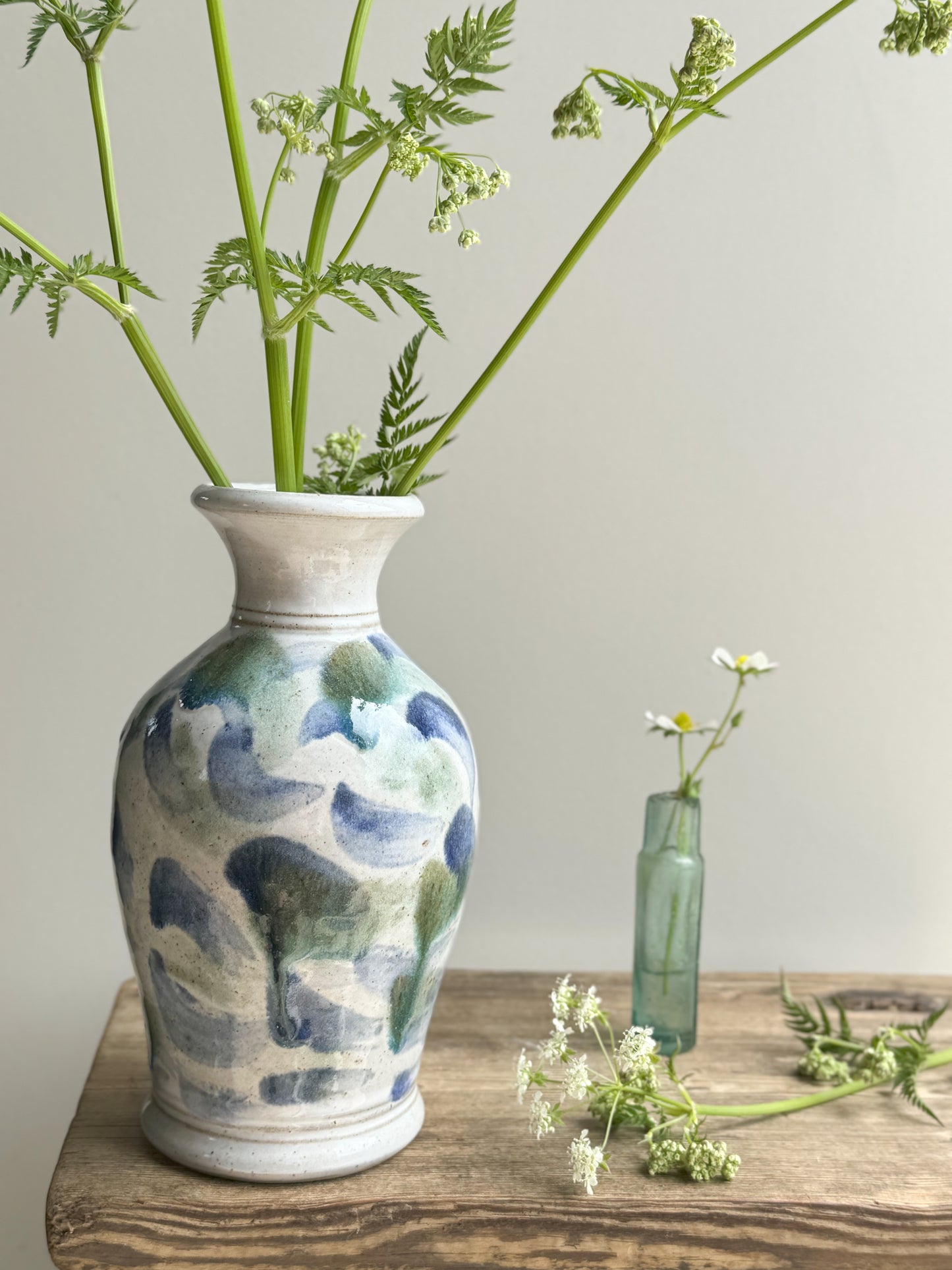 Studio Pottery Brush Stroke Vase