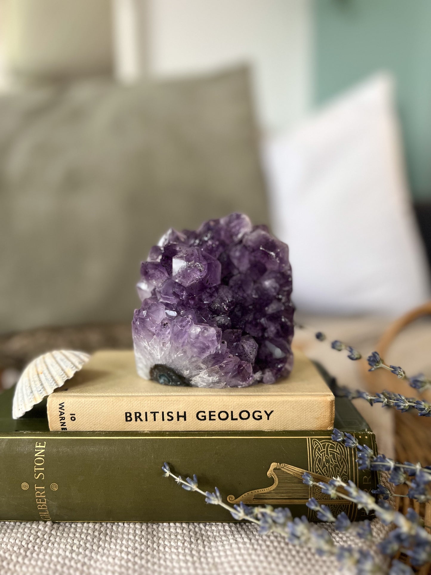 Large Natural Amethyst Crystal Formation