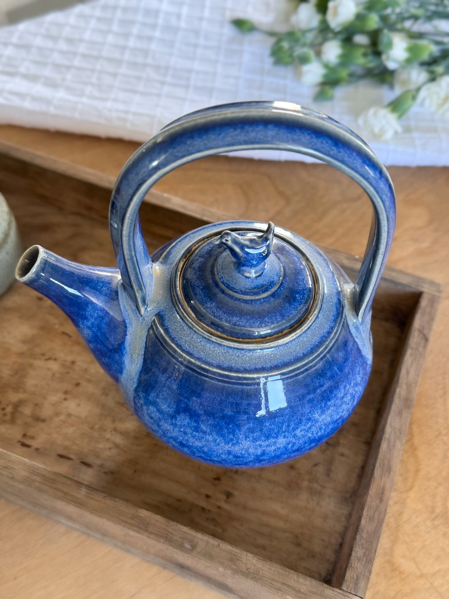 Vintage ‘Little Bird’ Studio Pottery Teapot by James Bassett