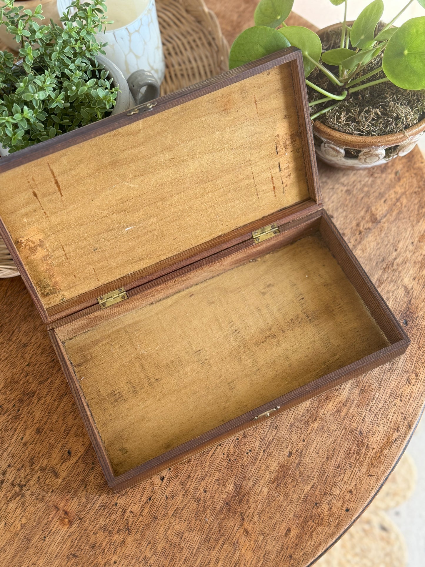 Vintage Wooden Tool Box