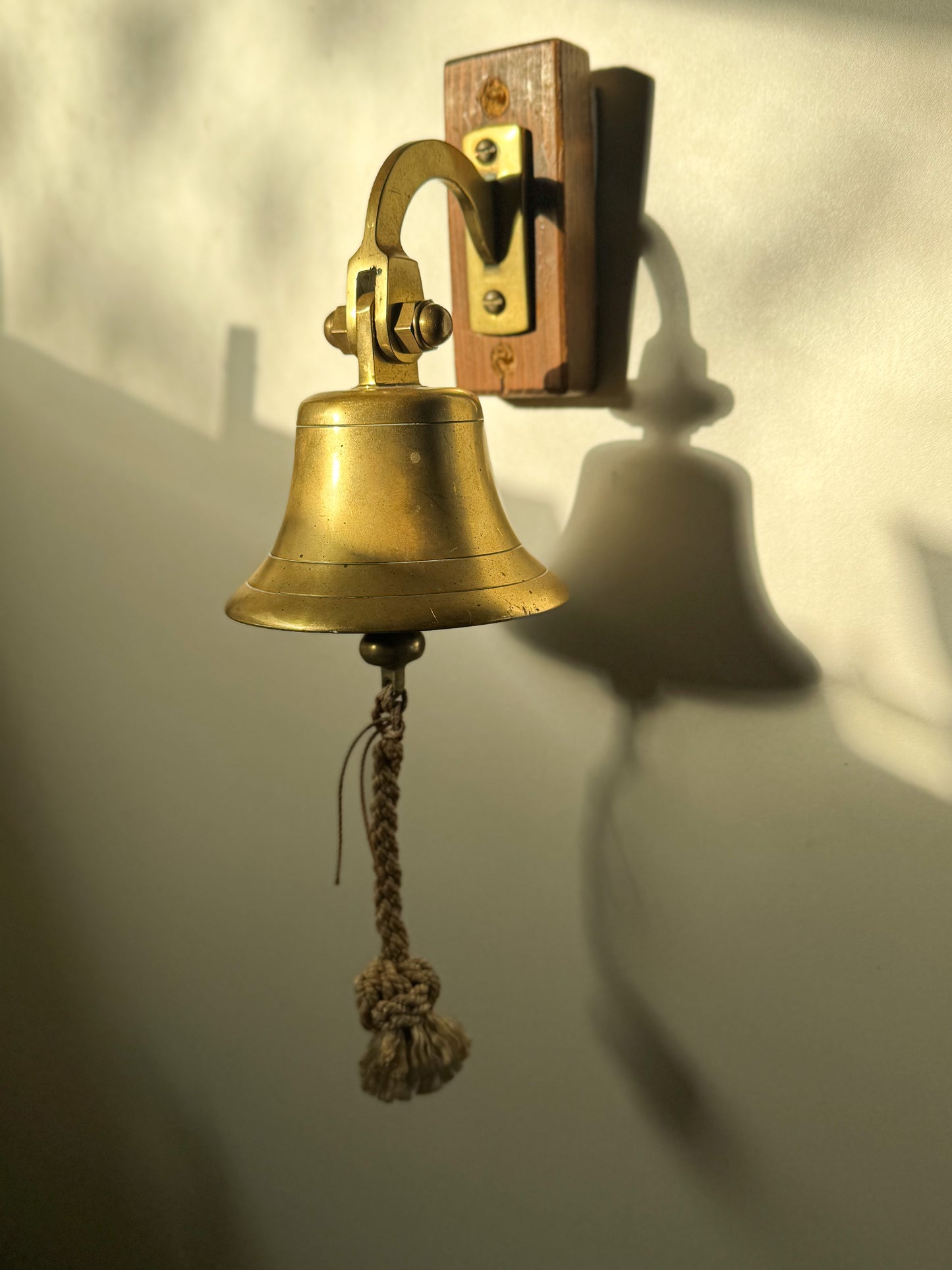 Vintage Solid Brass Ships Bell • Door Bell