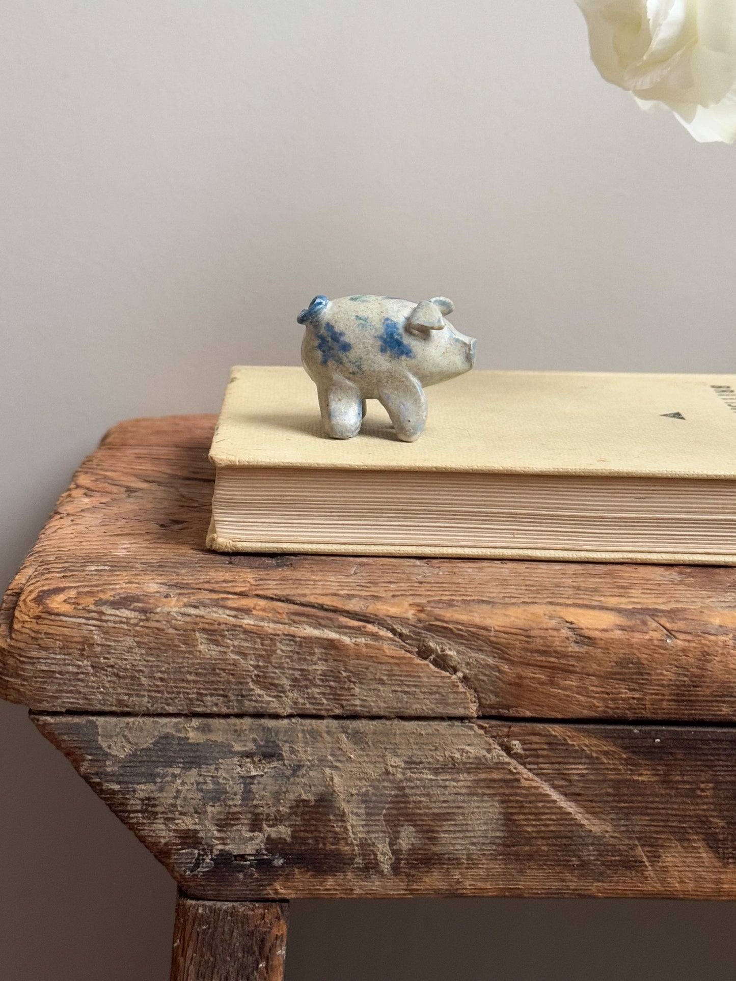 Miniature Handmade Studio Pottery Pig
