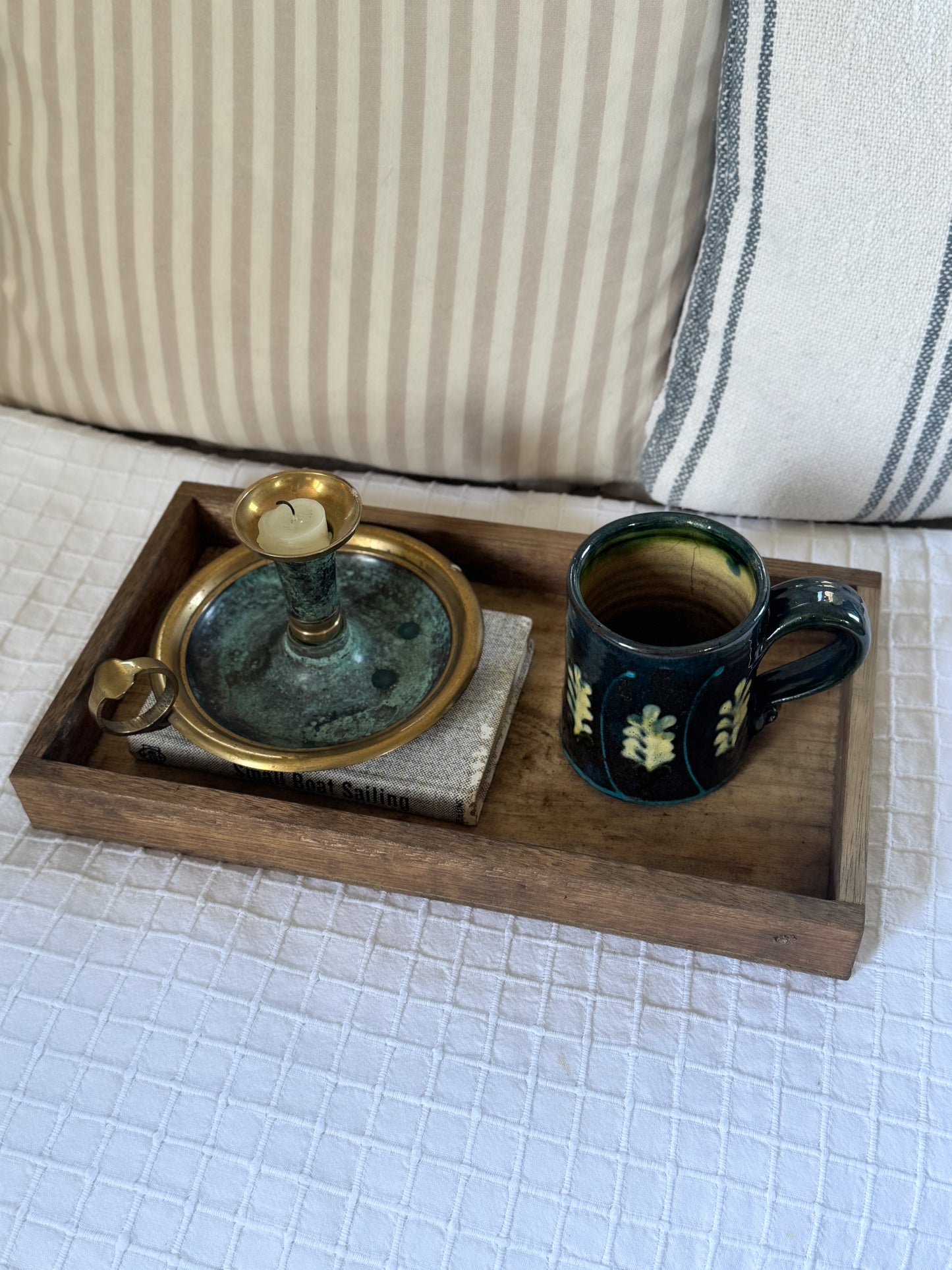 Vintage Handmade Wooden Trays
