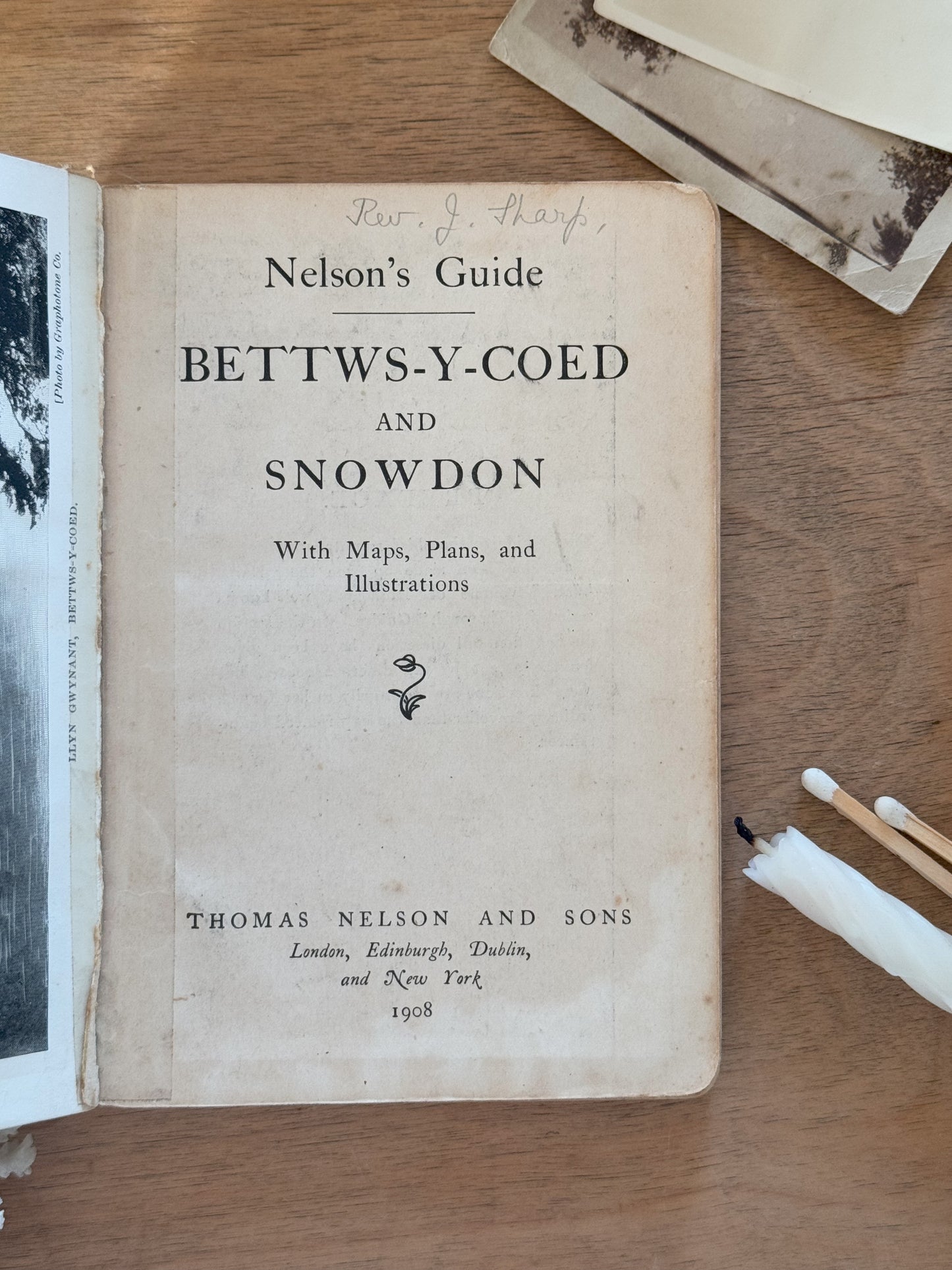 Antique 1908 Nelson’s Guide to Betws Y Coed and Snowdon