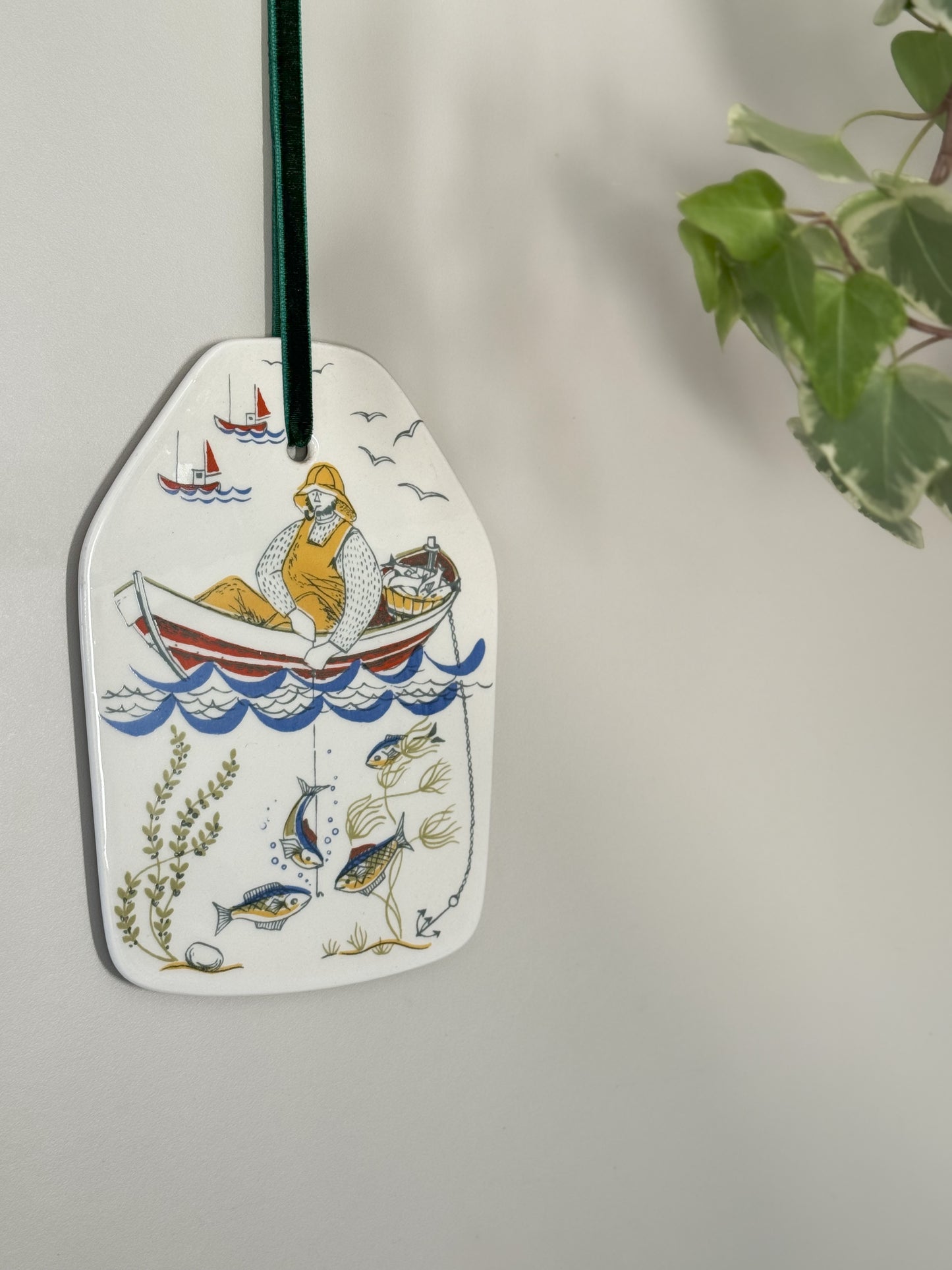 Vintage "Figgjo Saga" Porcelain Plaque by Turi Gramstad Oliver