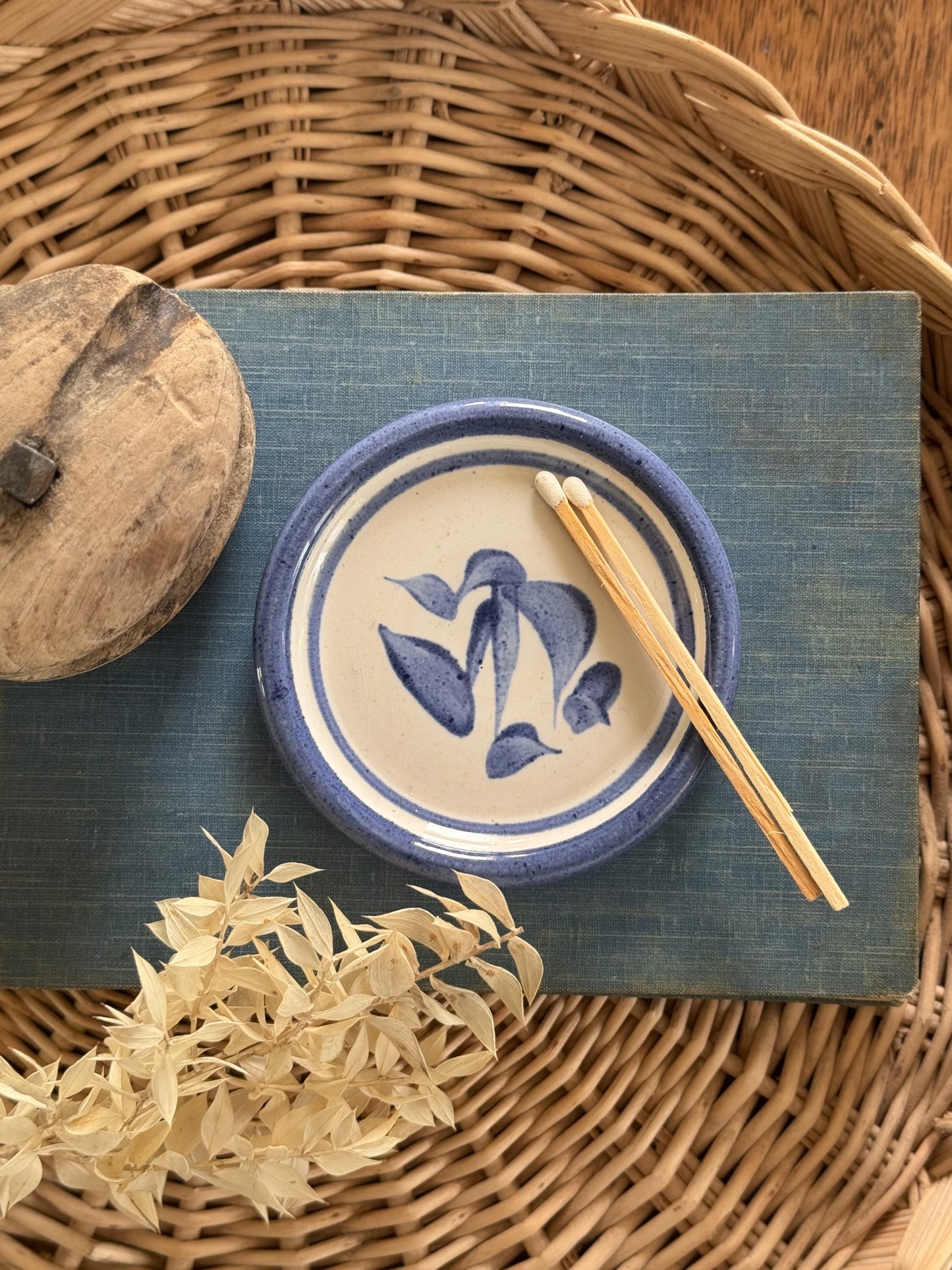 Vintage St Fagans Studio Pottery Trinket Dish • Welsh Studio Pottery