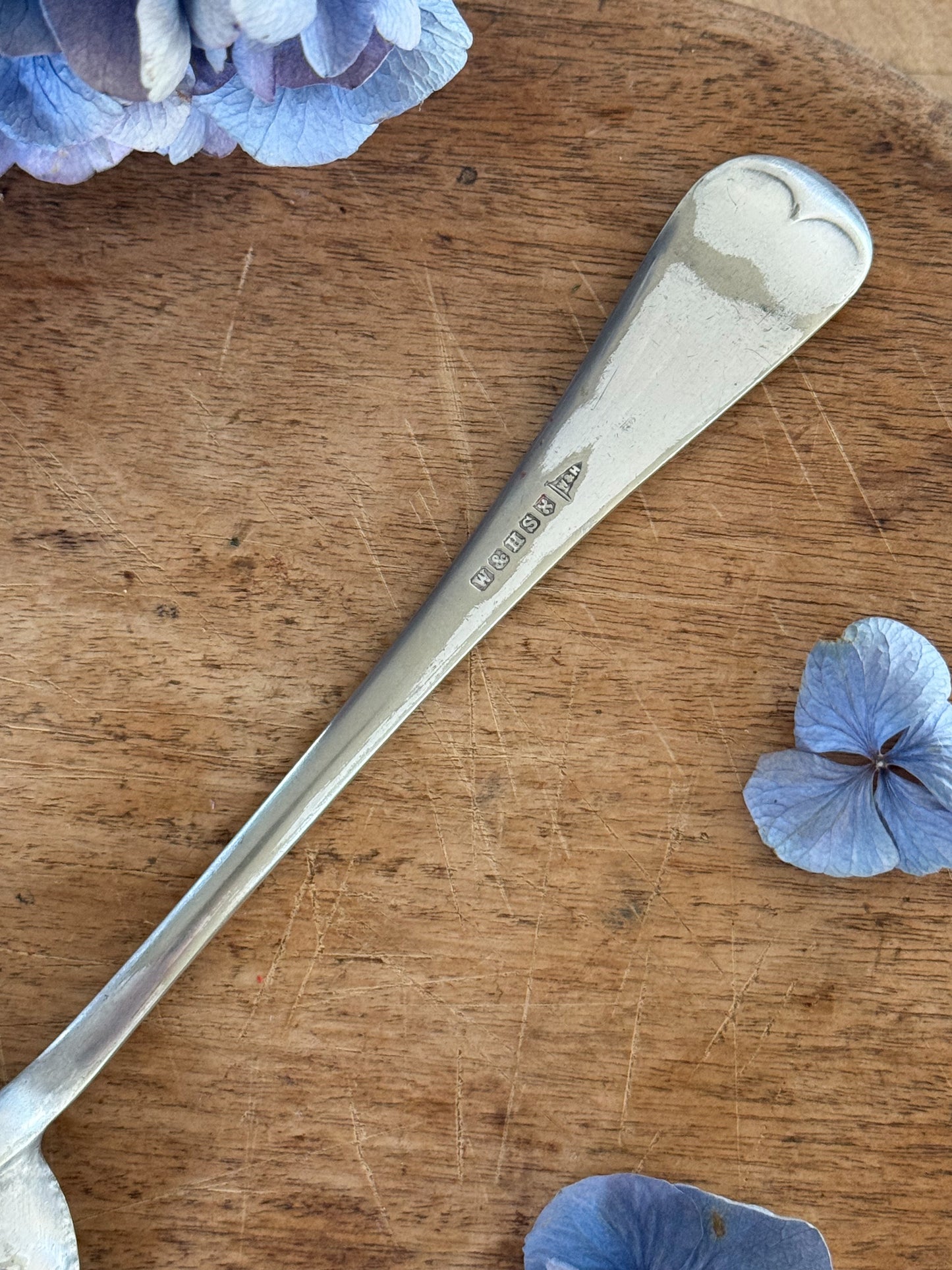 Vintage Silver Plated Walker & Hall Sheffield, Thistle Serving Spoon