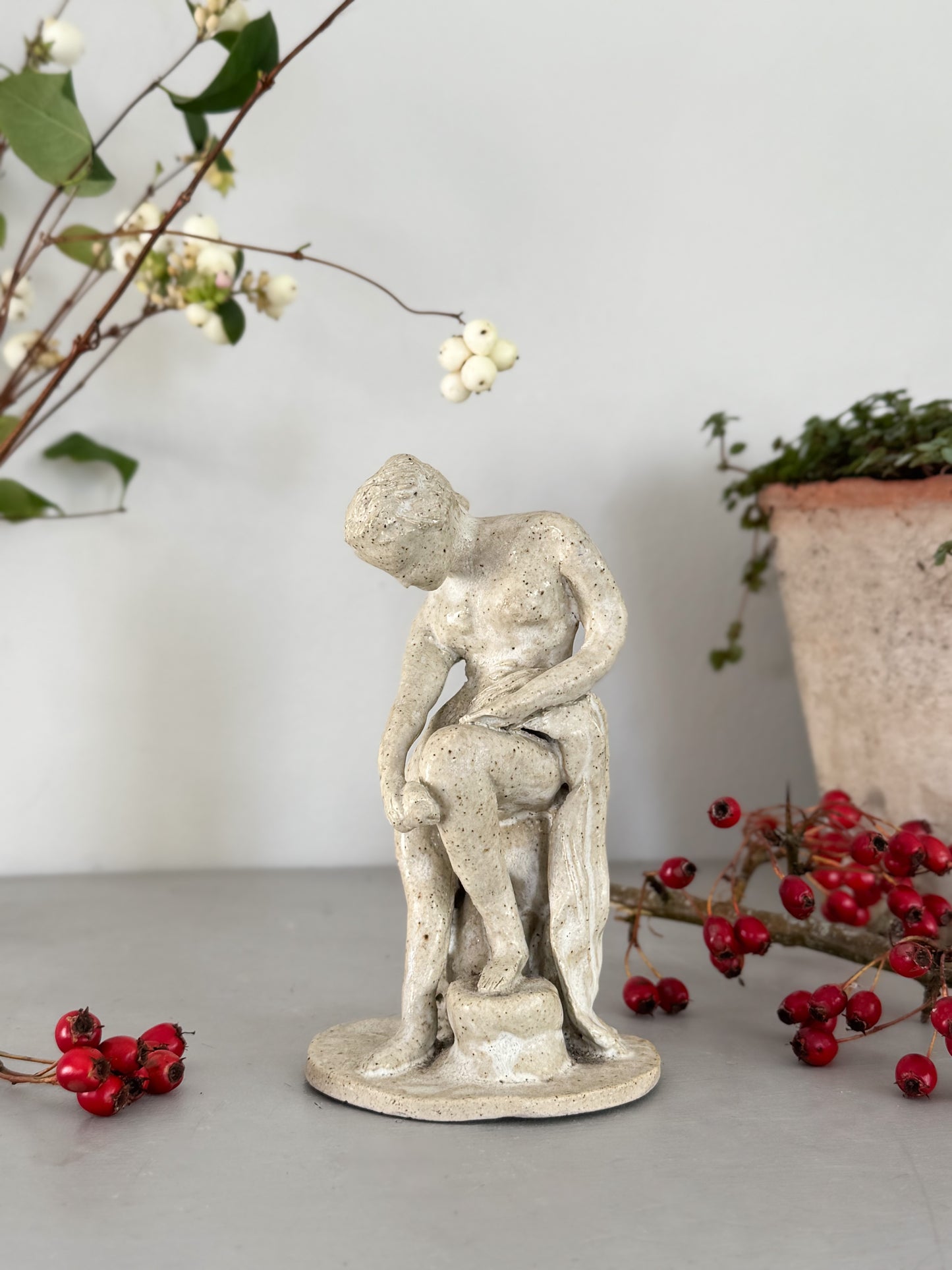 ‘Mother Nature’ Studio Pottery Nude Lady Sculpture by Okeeffe