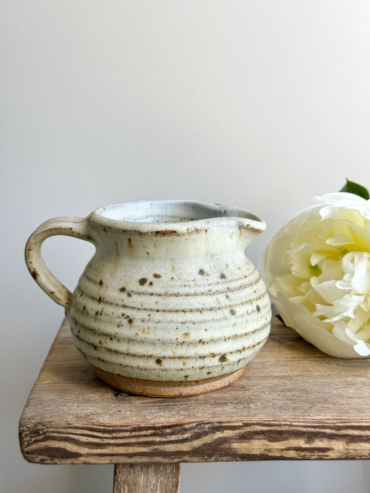 Studio Pottery Salt Glazed Creamer