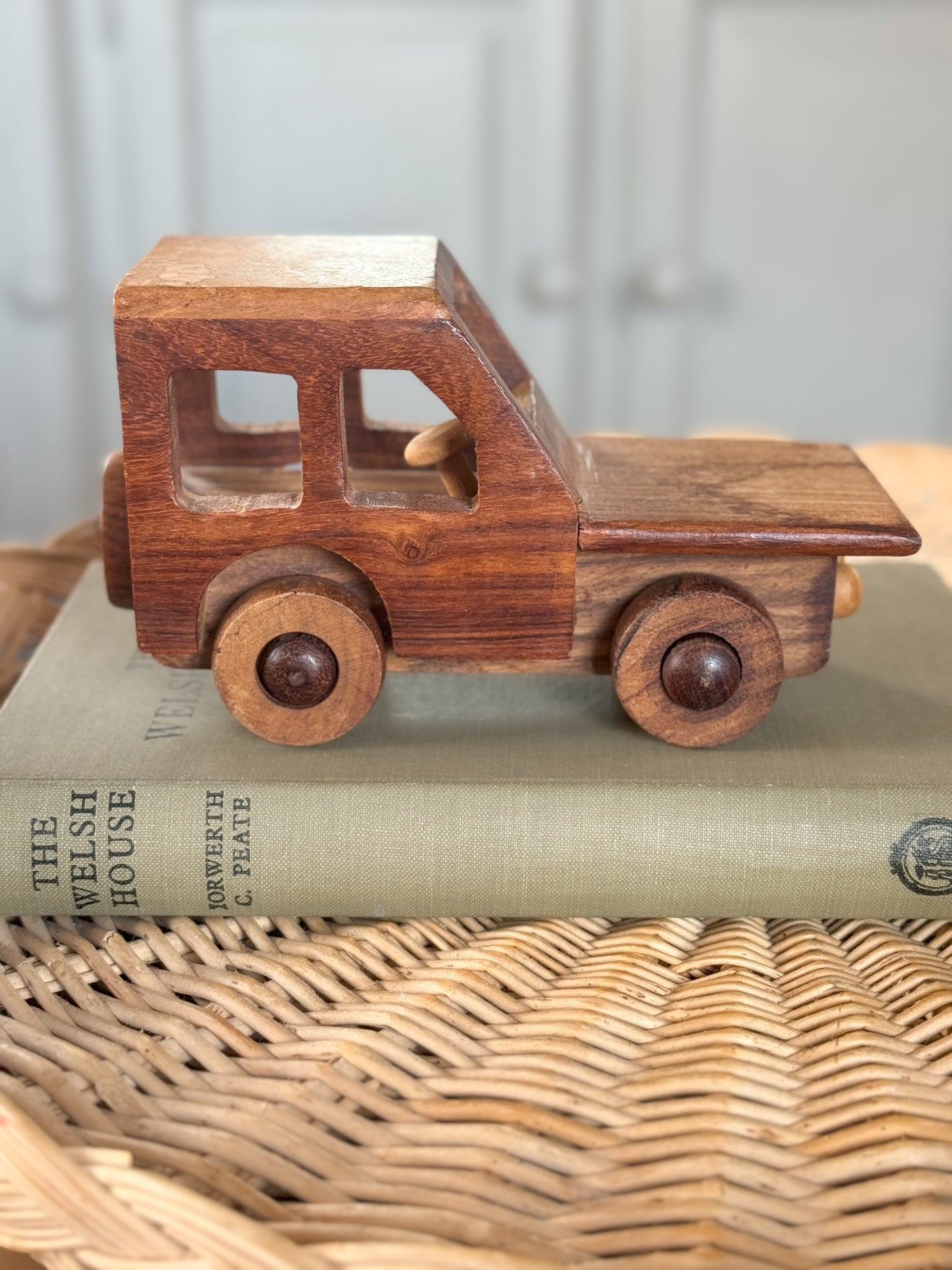 Vintage Wooden Toy Car