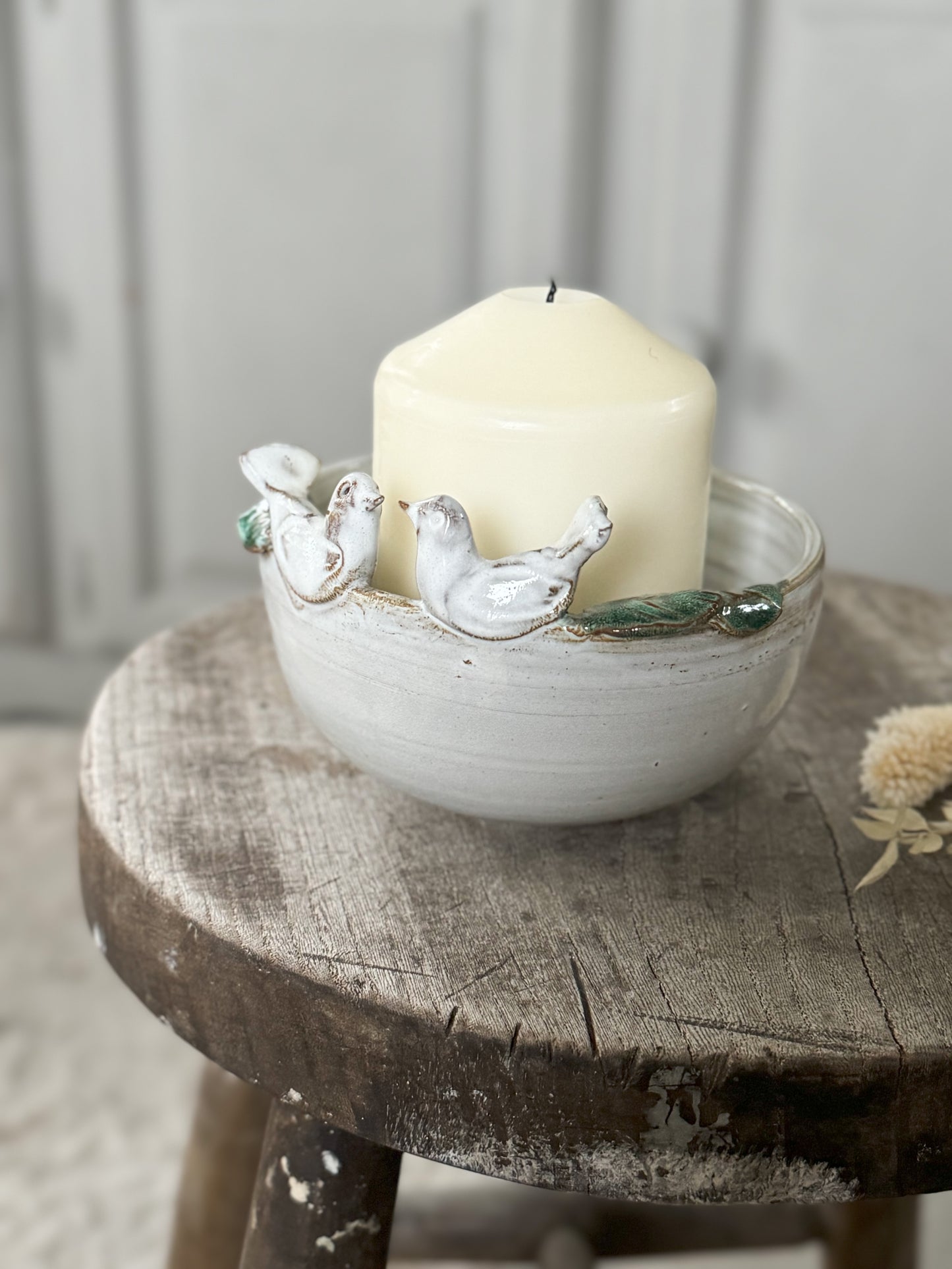 Vintage Studio Pottery Little Dove Bowl