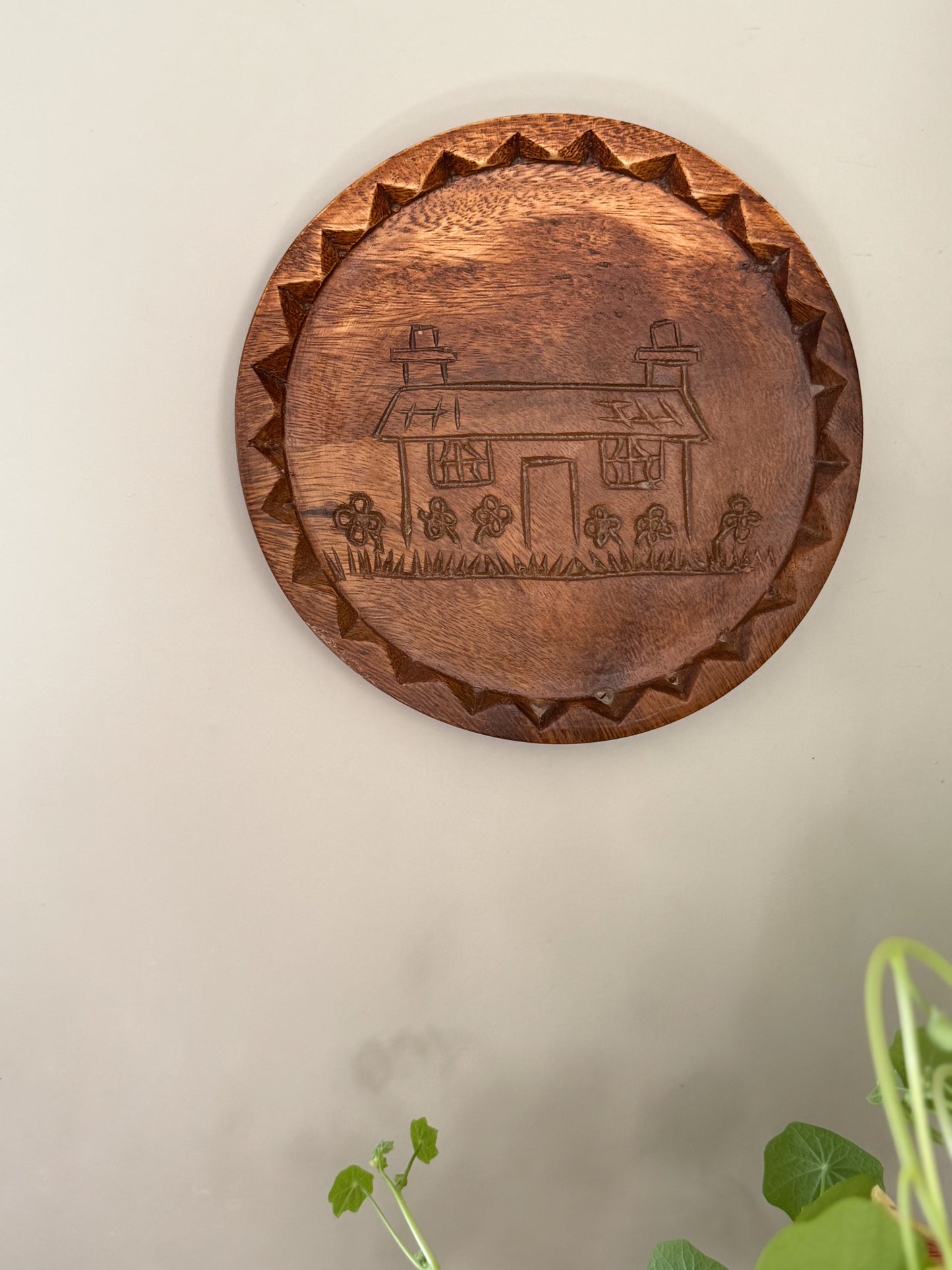 Hand-Carved Wooden ‘Little Cottage’ Shortbread Mould