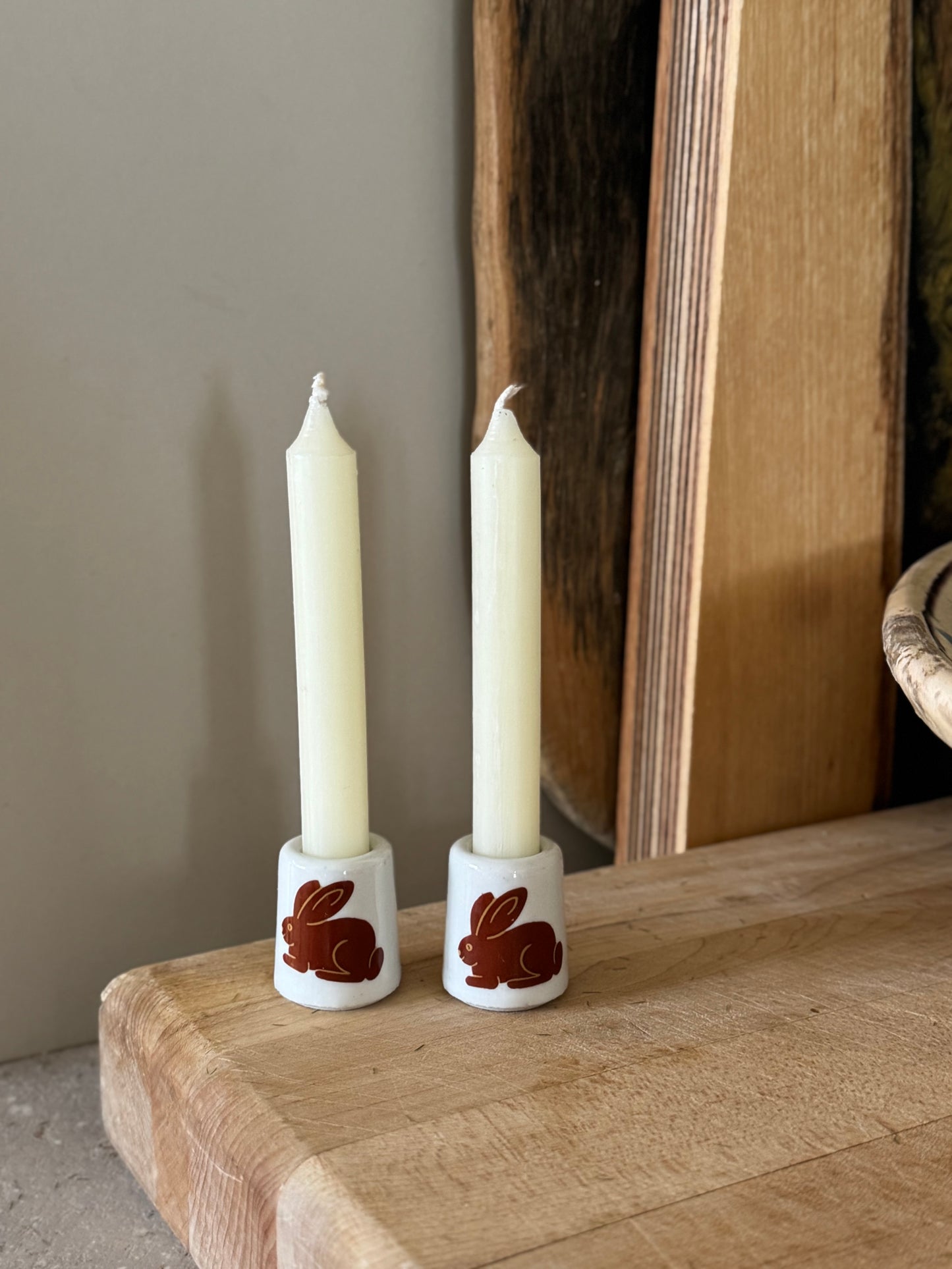 Vintage Midcentury German Miniature Candle Holders - Multiple Styles (Sourced in Berlin)