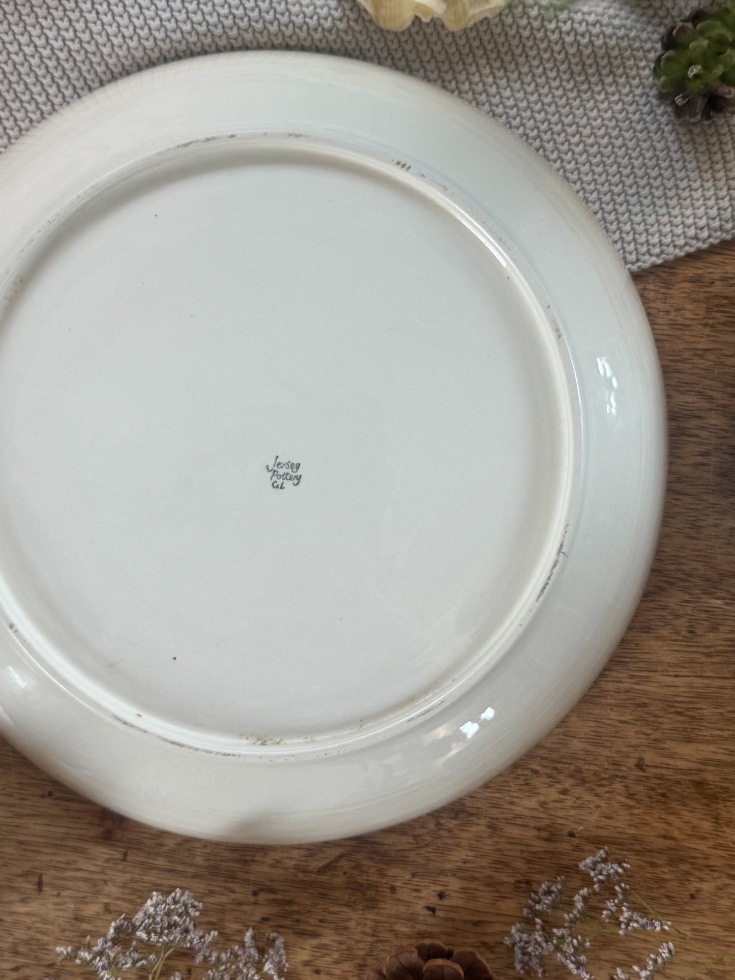 Large Vintage Studio Pottery Bowl by Jersey Pottery