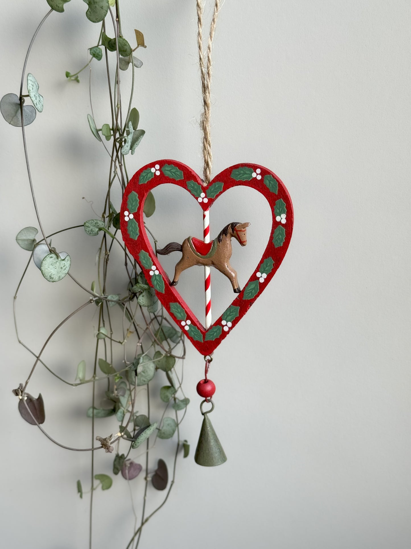 Wooden ‘Merry Go Round’ Tree Decoration