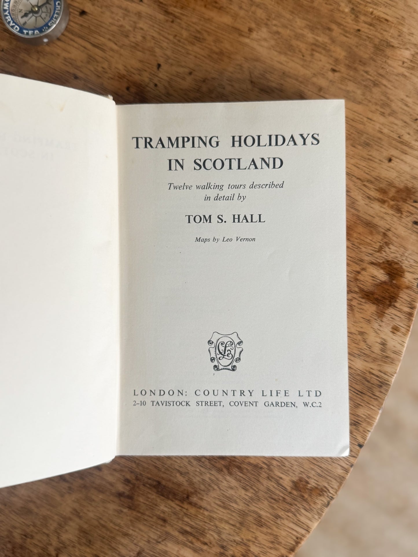 Tramping Holidays in Scotland, Tom S. Hall, 1948, Second Edition