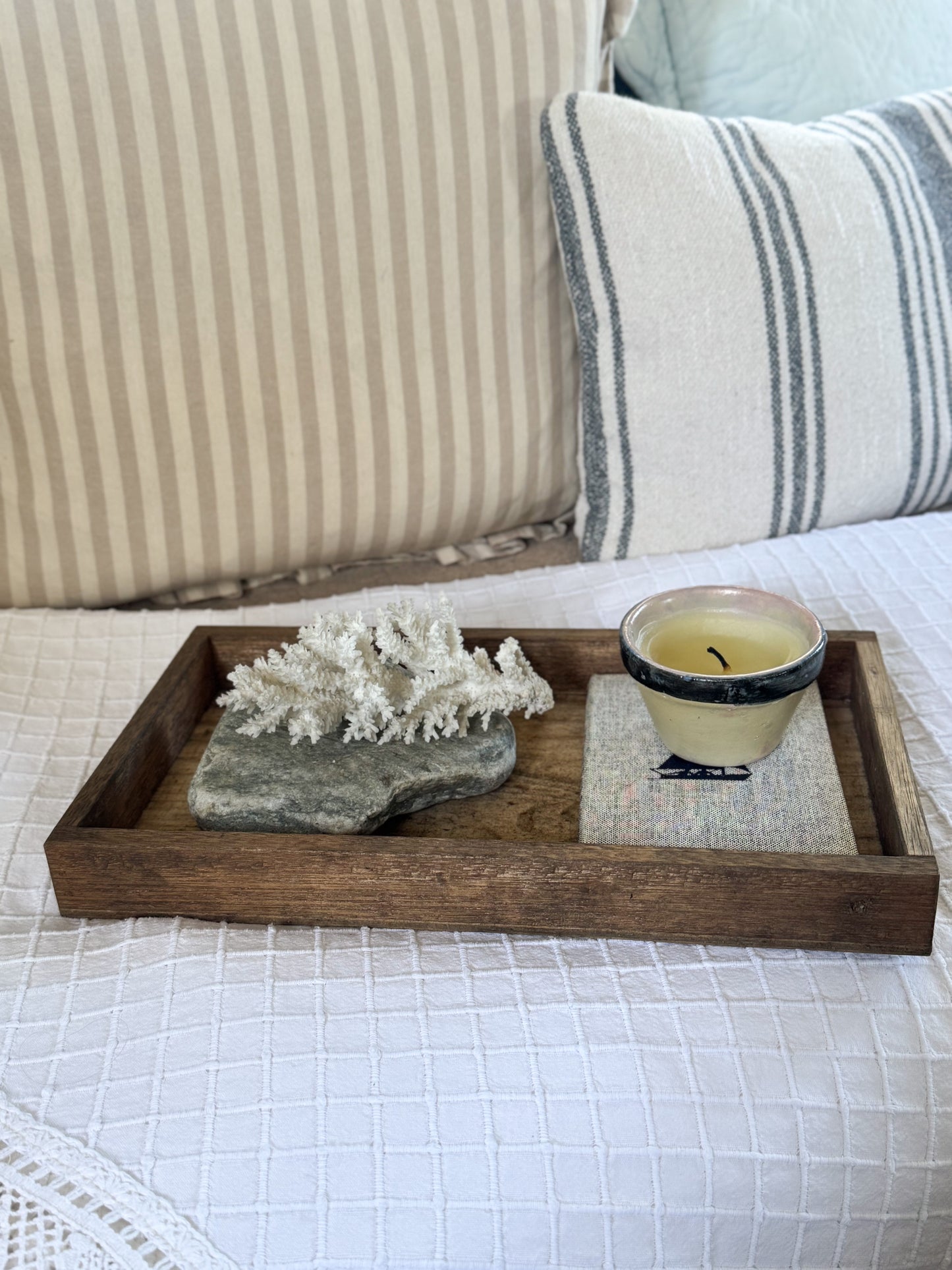Vintage Handmade Wooden Trays