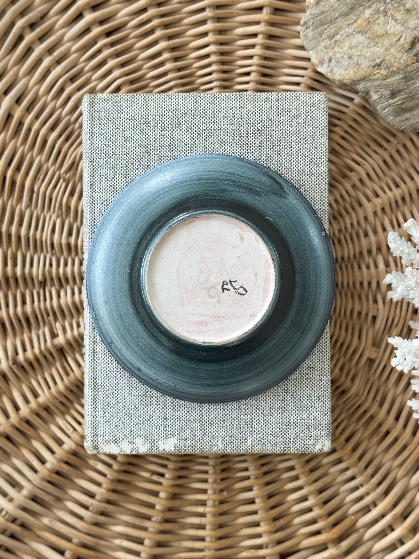 Vintage Welsh Studio Pottery Trinket Dish by Porthmadog Pottery, North Wales