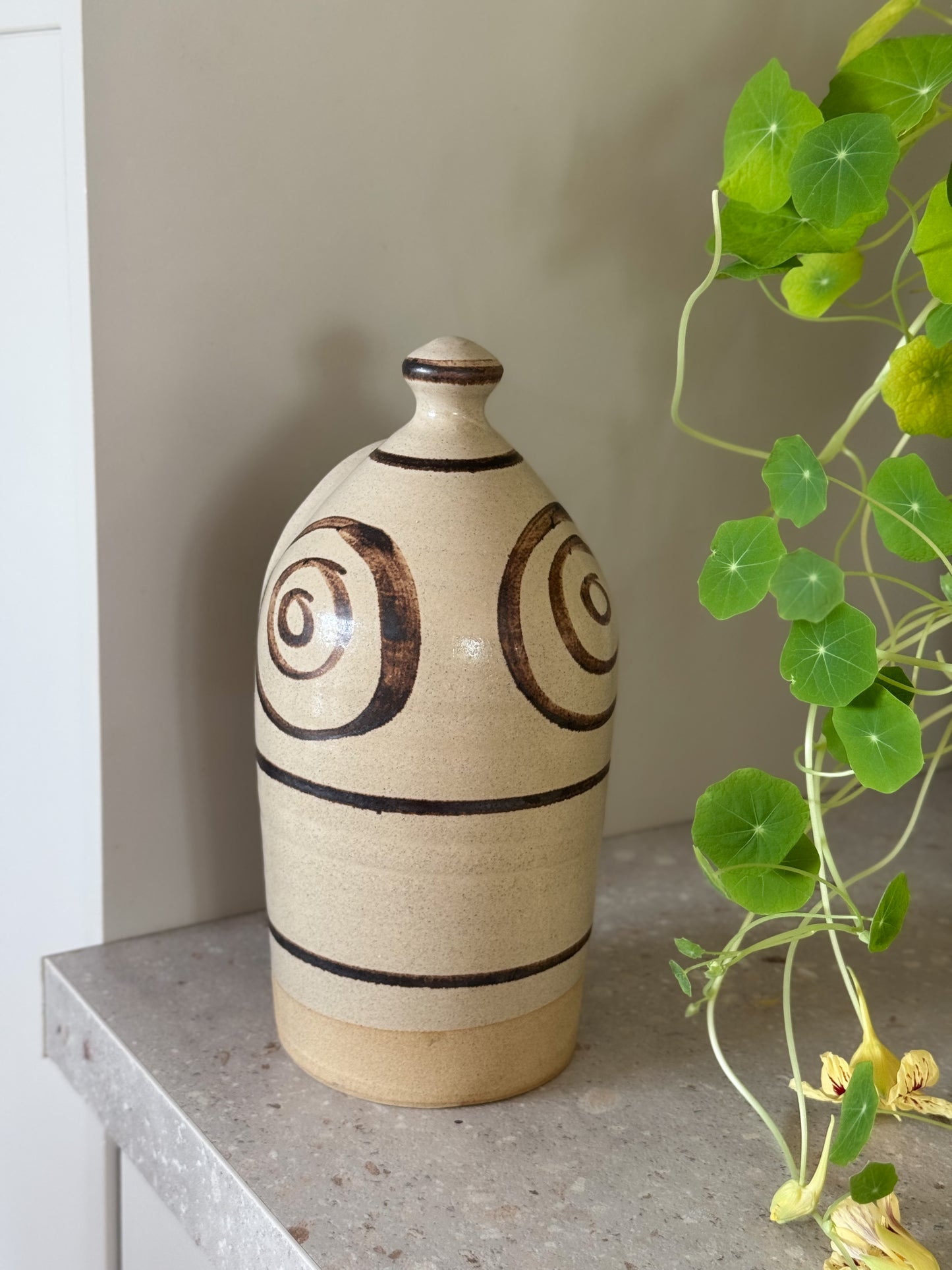 Rare Welsh Studio Pottery Large ‘Halen’ Salt Pig – Abaty Pottery