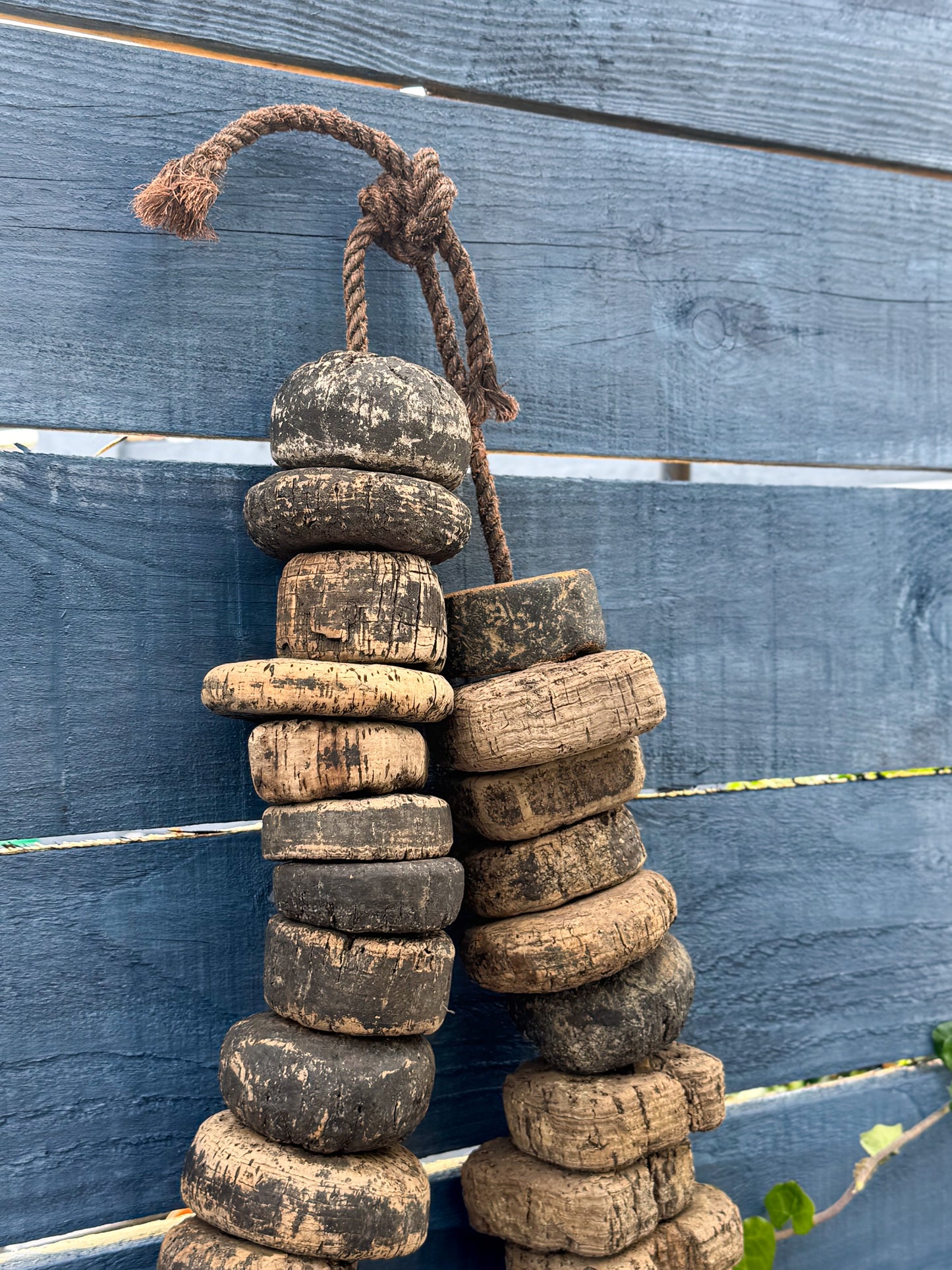 Vintage Cork Fishing Float Garland