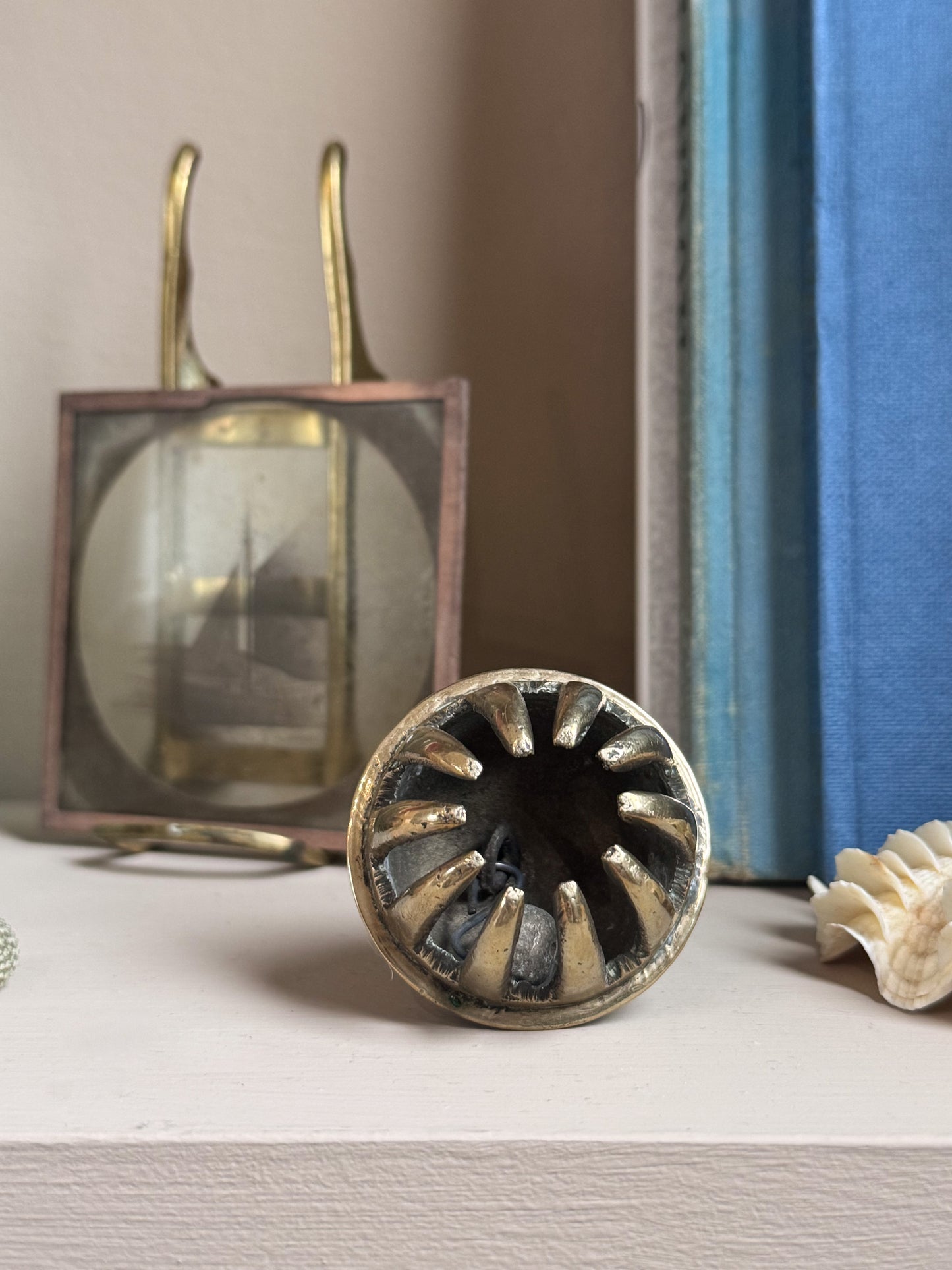 Vintage Miniature Brass Claw Bell