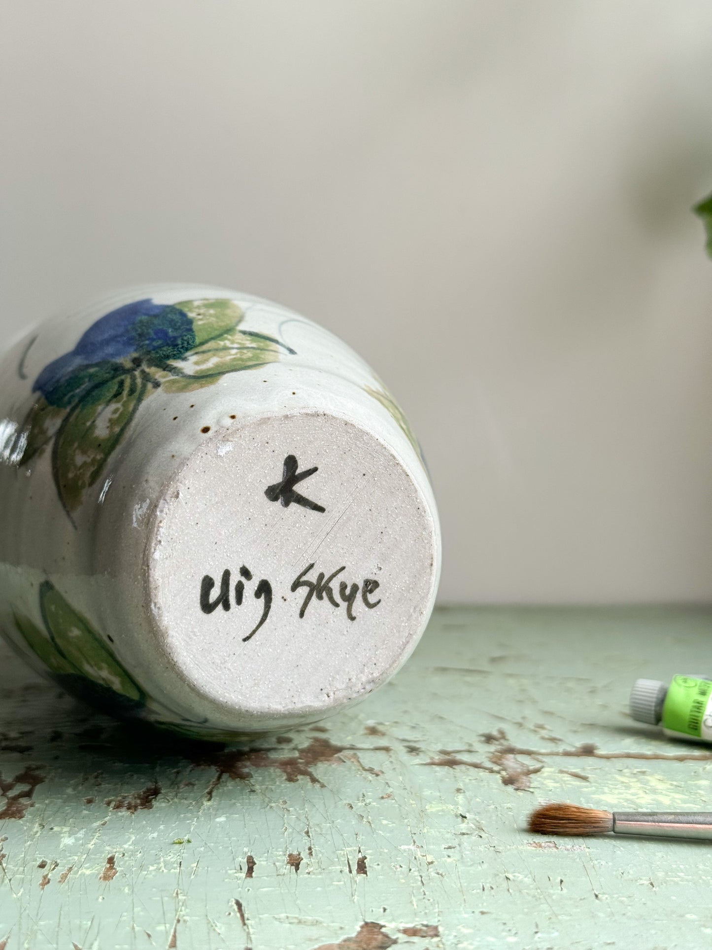 Studio Pottery Vase, Uig, Isle of Sky