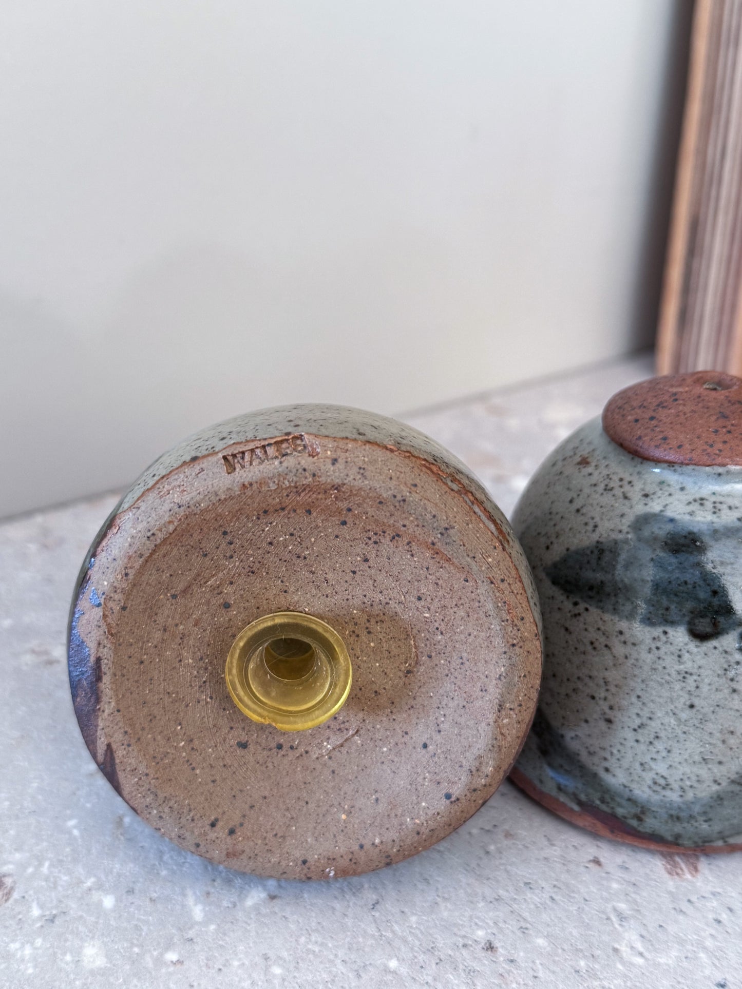 Vintage Welsh Studio Pottery Salt & Pepper Shakers