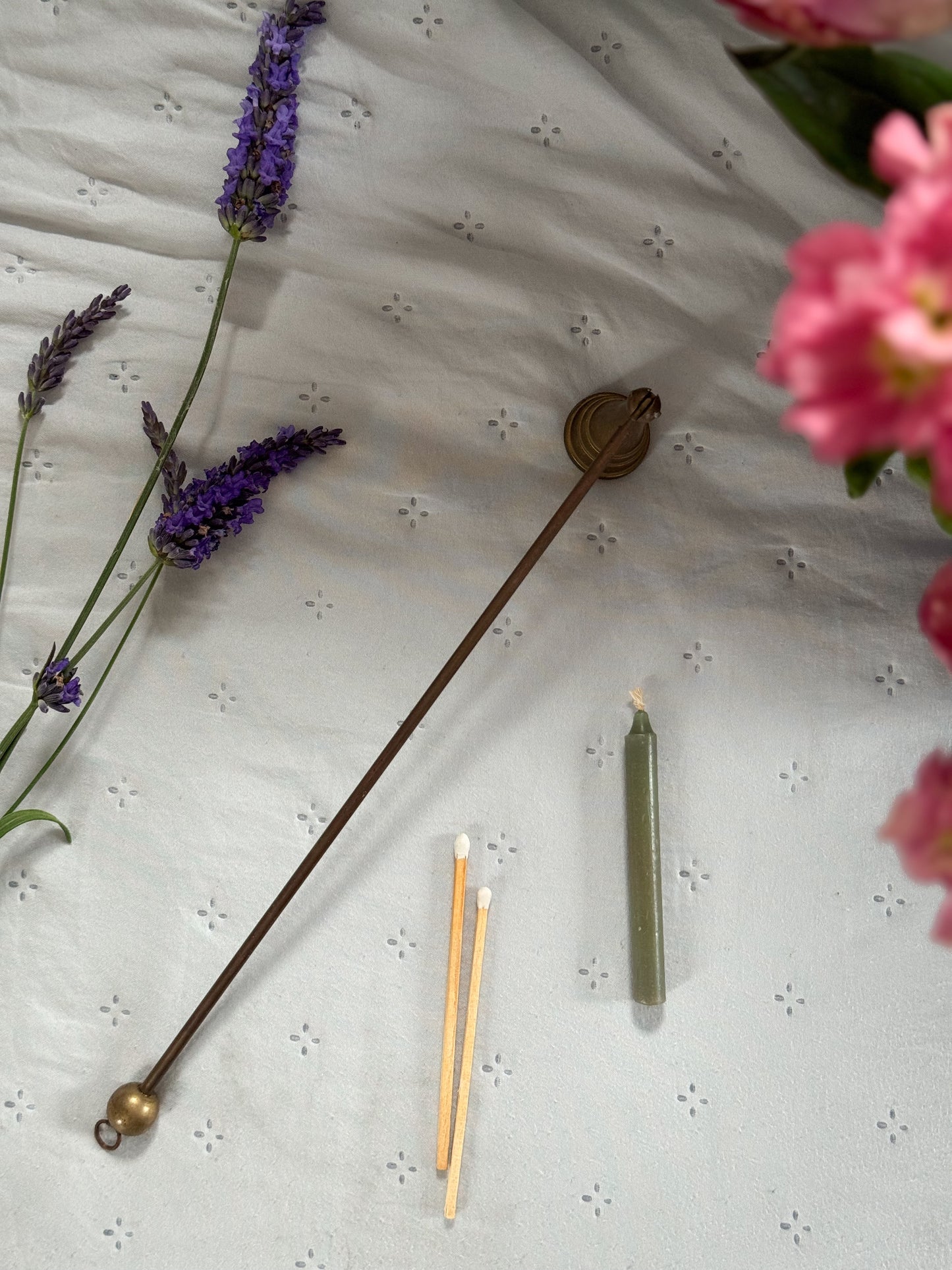 Vintage Brass Bell Candle Snuffer