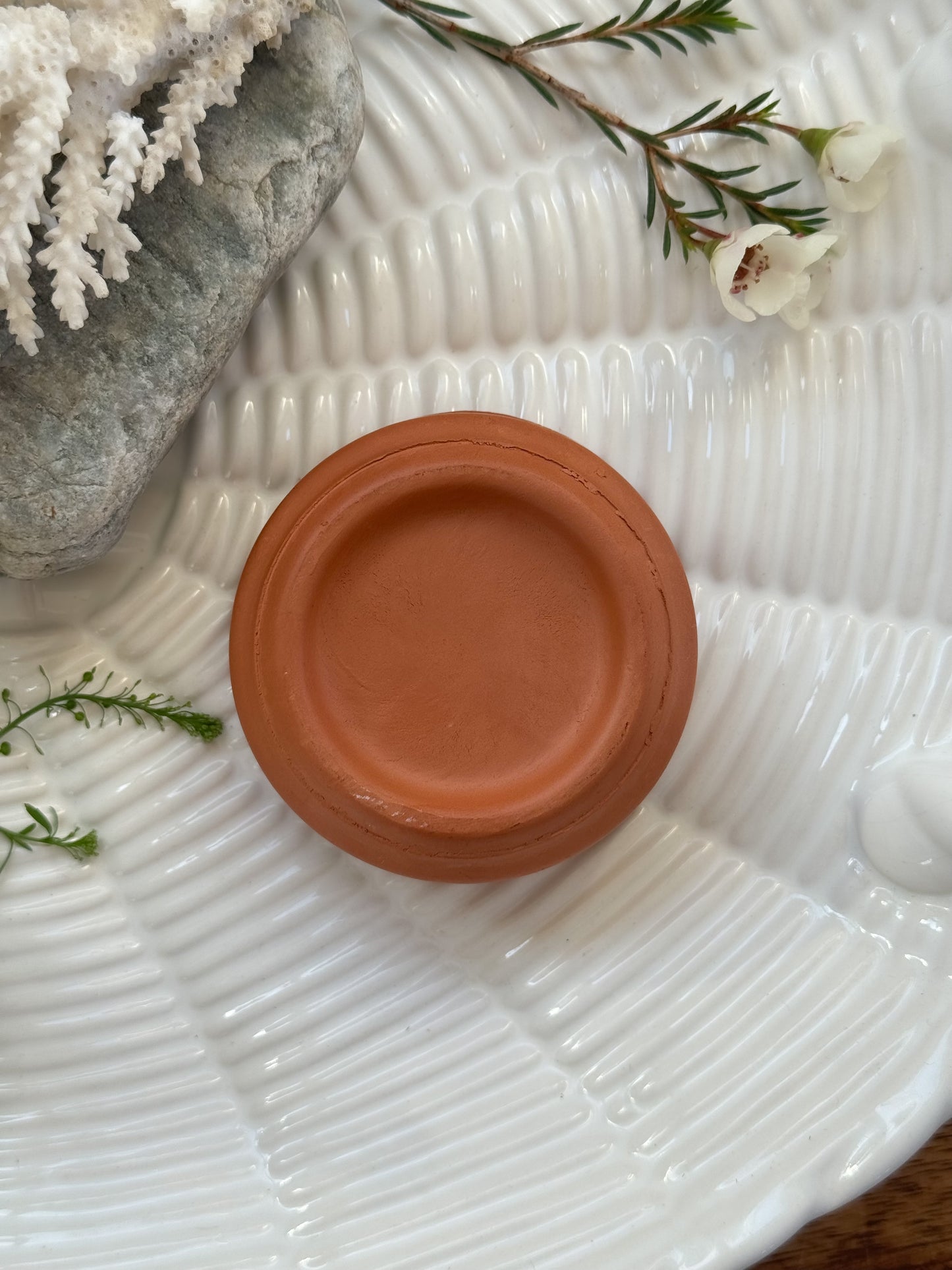 Vintage Mediterranean Studio Pottery Trinket Dish