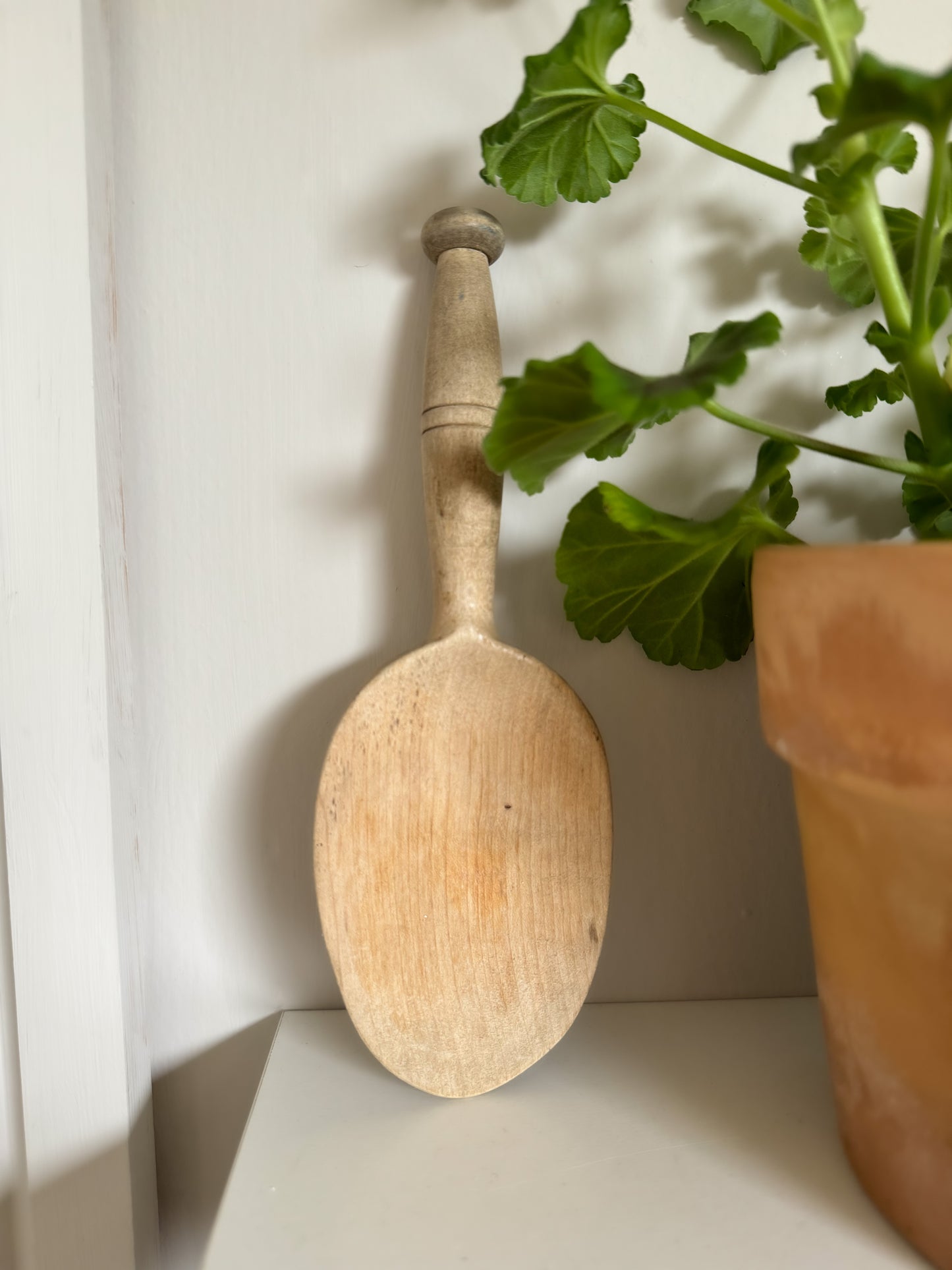 Antique Handmade Wooden Scoop (Option 2)