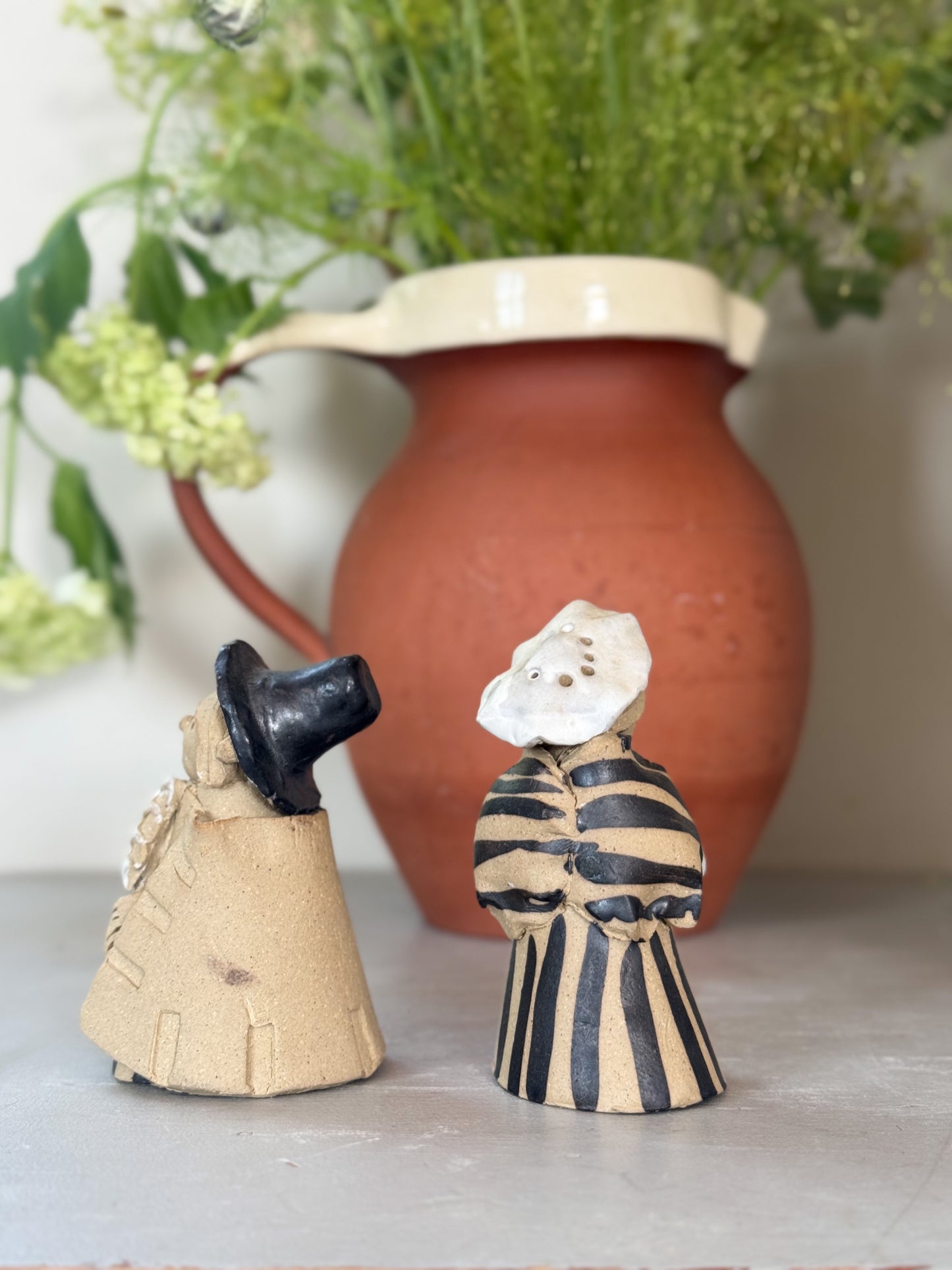 Pair of Studio Pottery Candle Snuffers – The Little Ladies