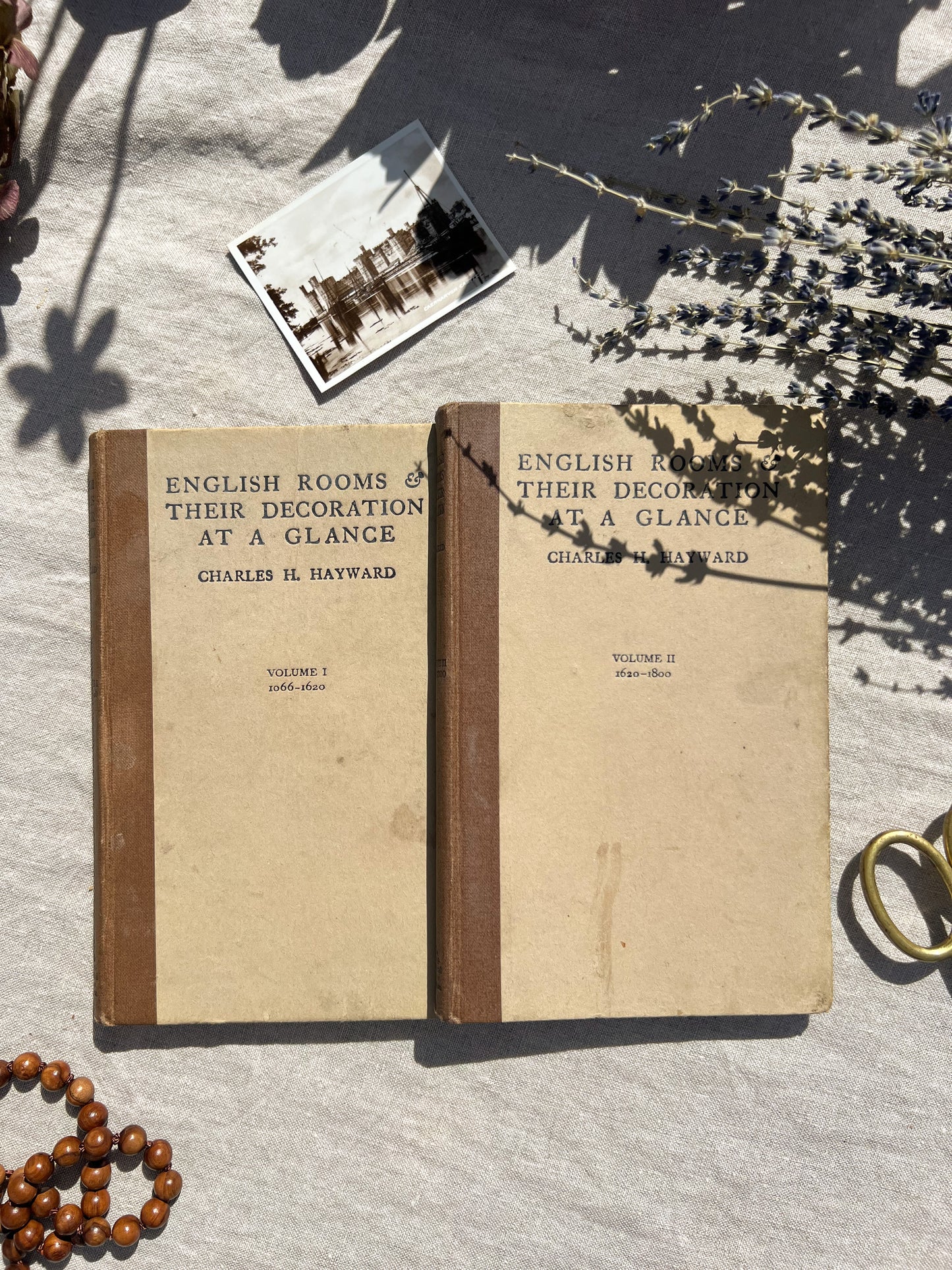 English Rooms & Their Decoration at a Glance, Charles H.Hayward, Volume I & II