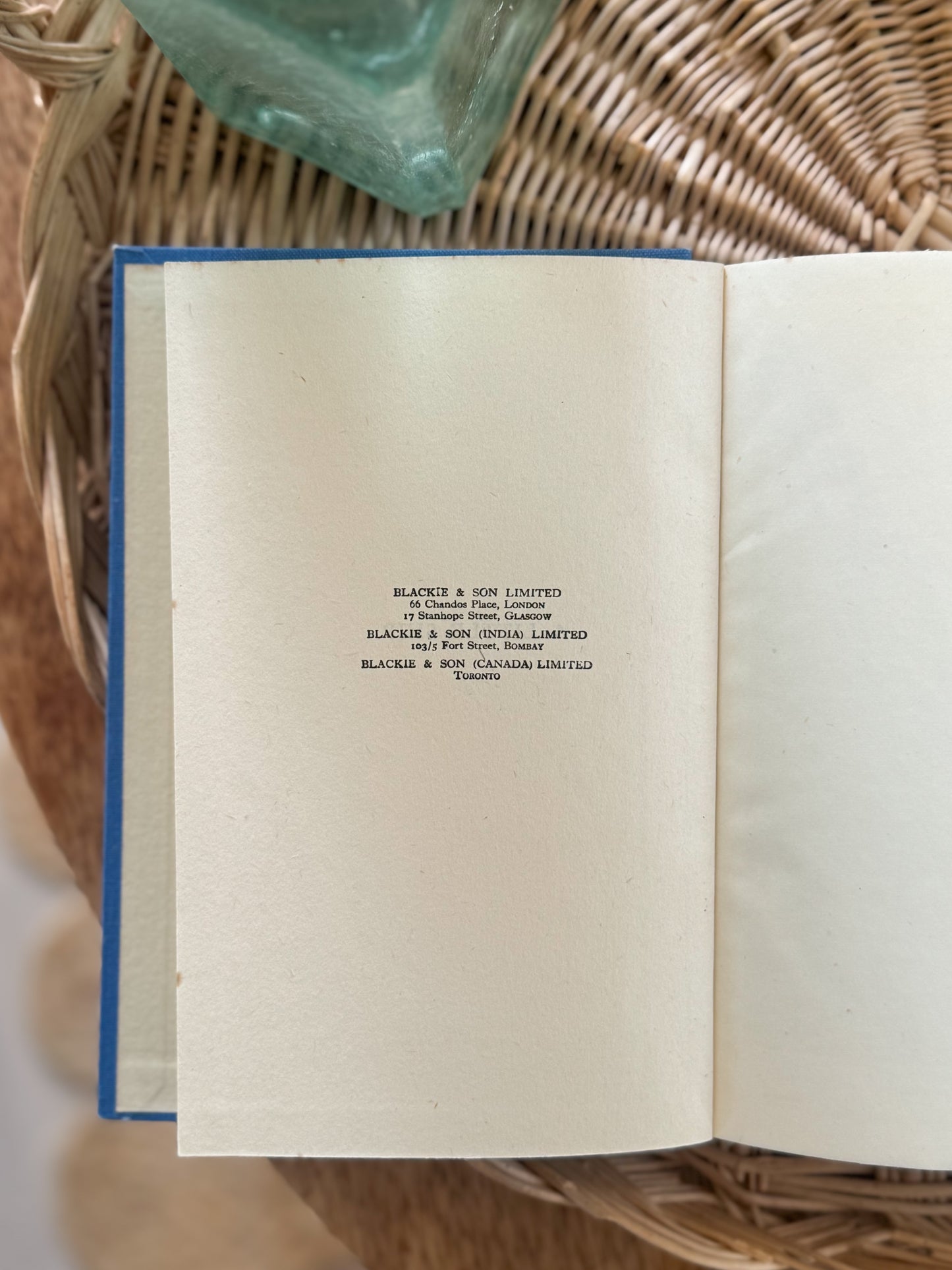 A Little Ship by Douglas V. Duff
Illustrated by John de Walton | Published by Blackie & Son Ltd | First Edition