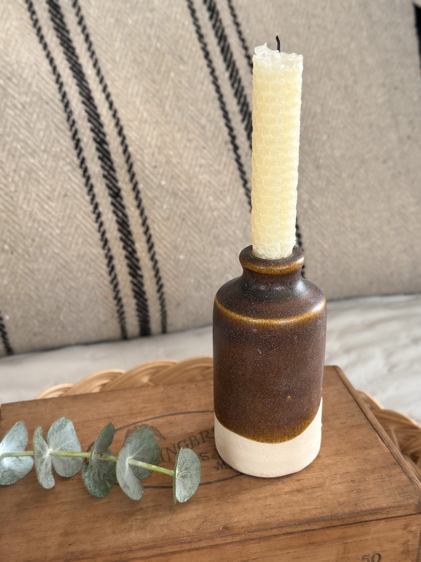 Antique Bourne Denby Sample Bottle / Trial Glaze Bottle (c.1850s–1900s) - Option 3