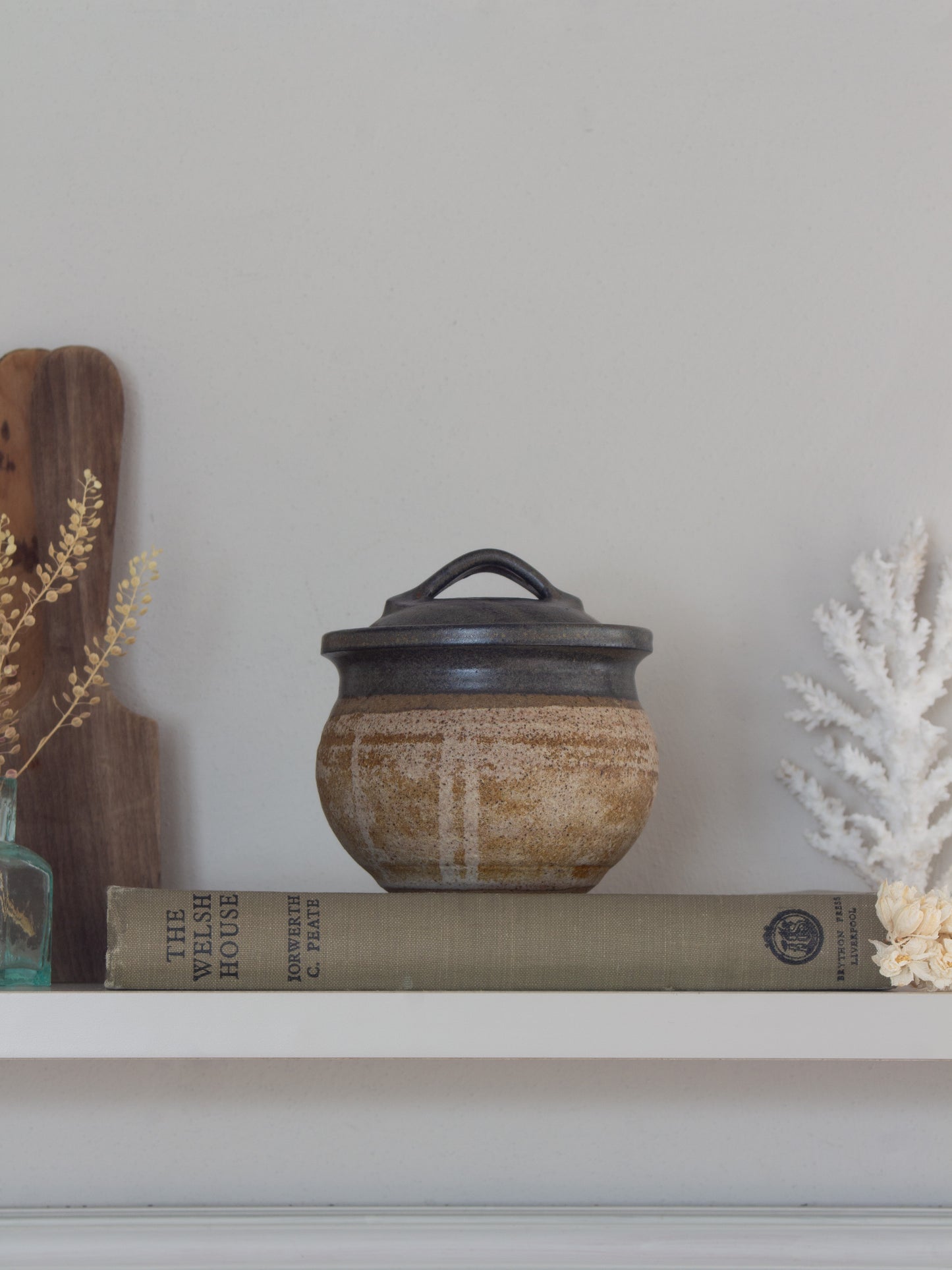 Vintage Welsh Studio Pottery ‘Marmalêd’ Jar – Tregaron Pottery, Ceredigion (c.1960s–70s)
