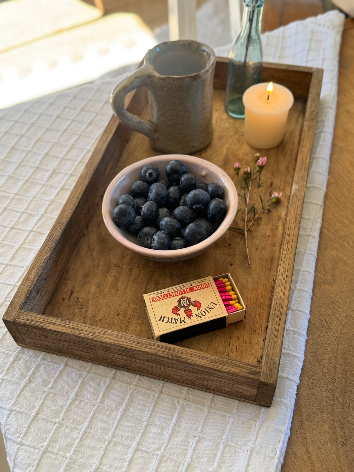 Vintage Handmade Wooden Trays