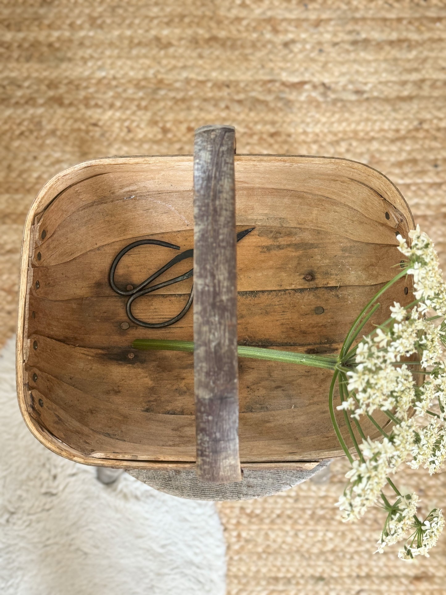 Antique Handmade Sussex Garden Trug