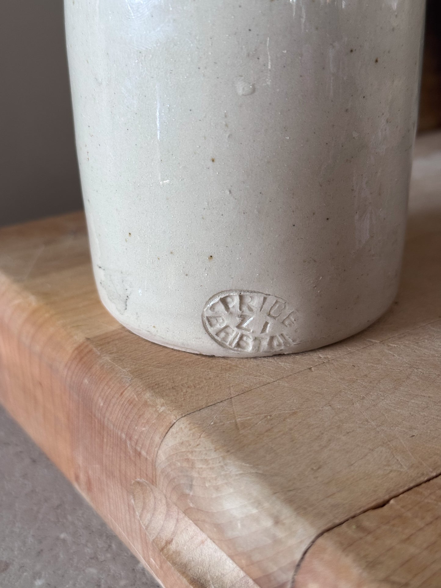 Rare Antique Stoneware Bottle - H A Smith, Wine & Spirit Merchant, Newport