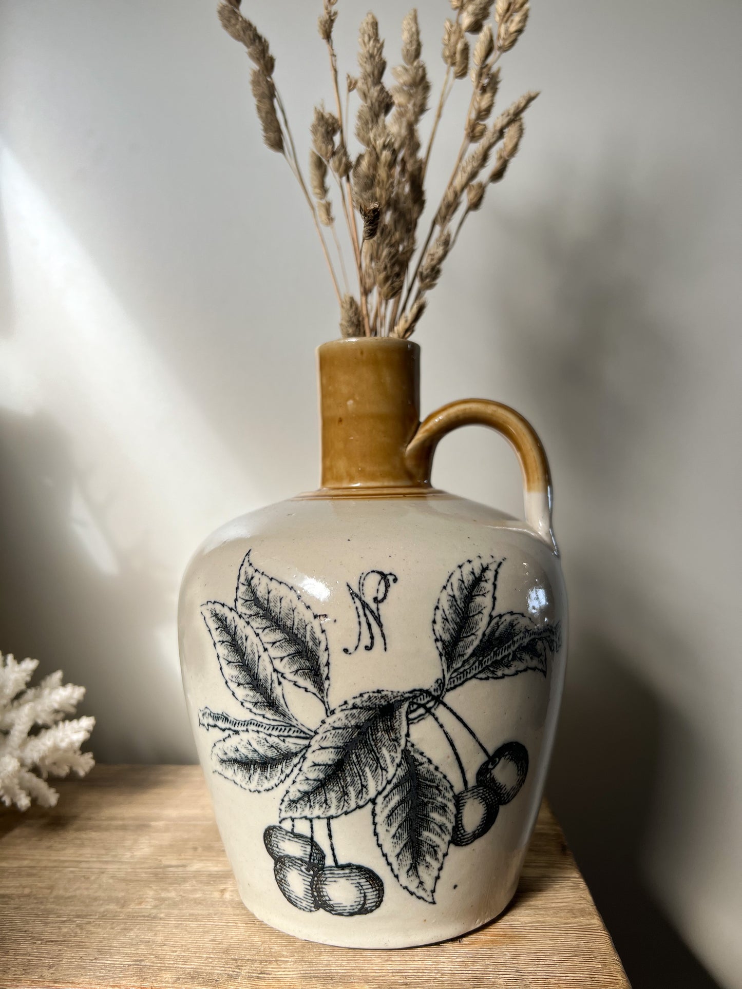 Antique Port Dundas Glasgow Stoneware Jug