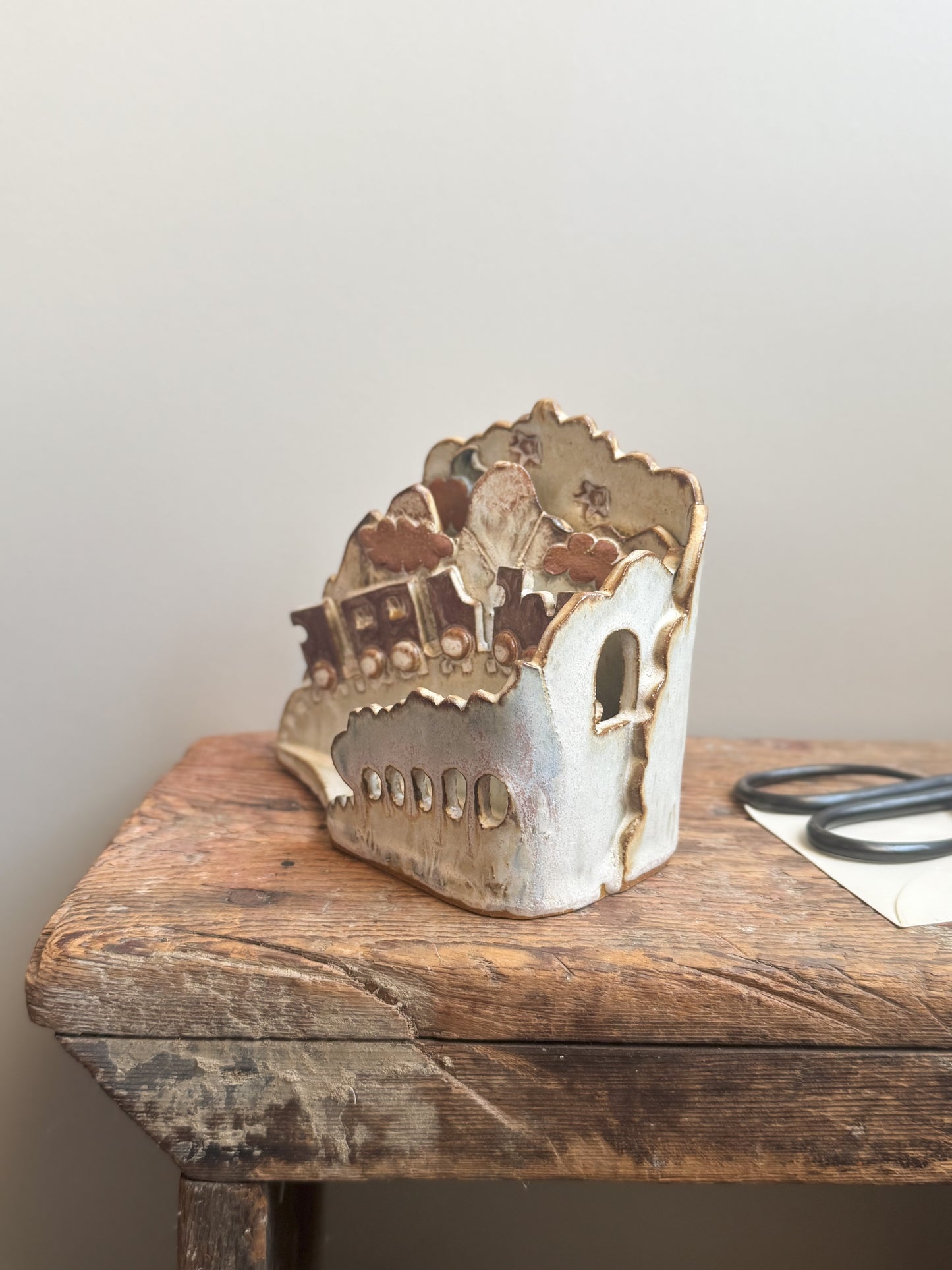 Unique Studio Pottery Desk Tidy