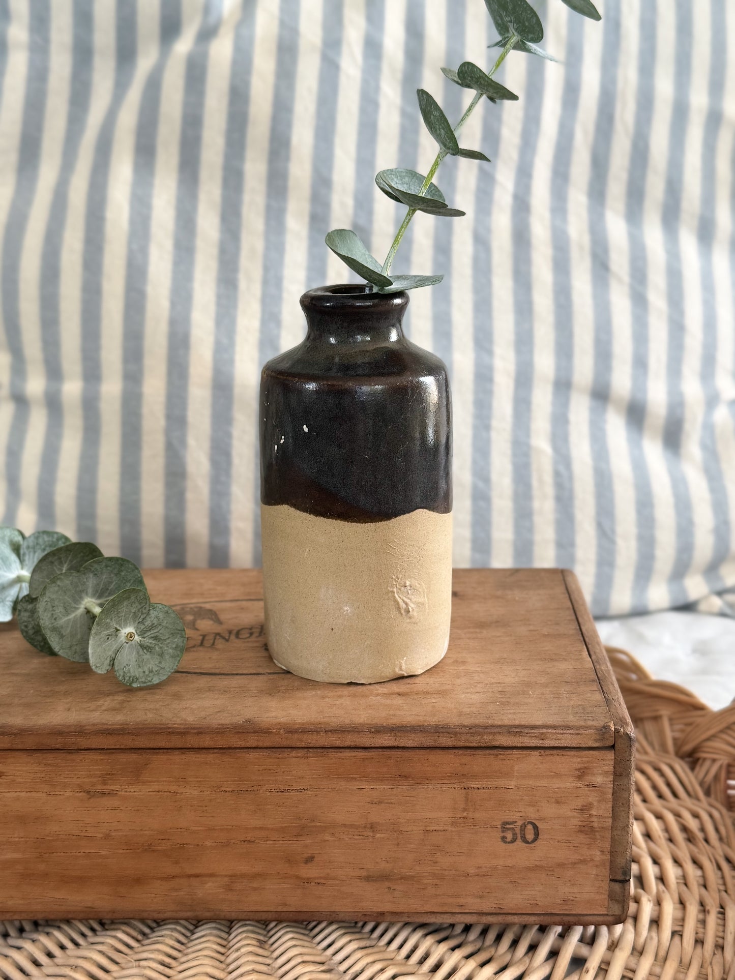 Antique Bourne Denby Sample Bottle / Trial Glaze Bottle (c.1850s–1900s) - Option 2