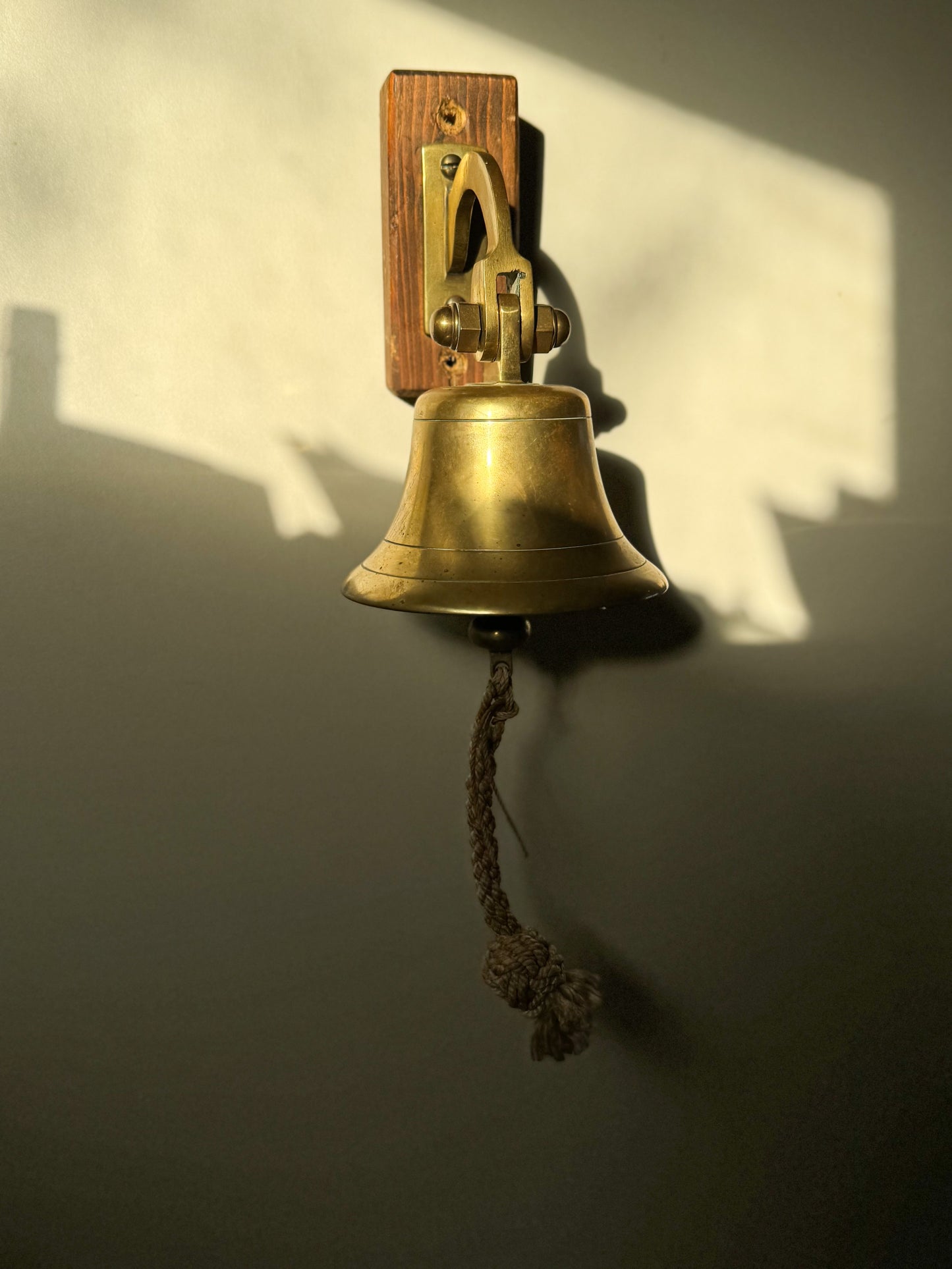 Vintage Solid Brass Ships Bell • Door Bell